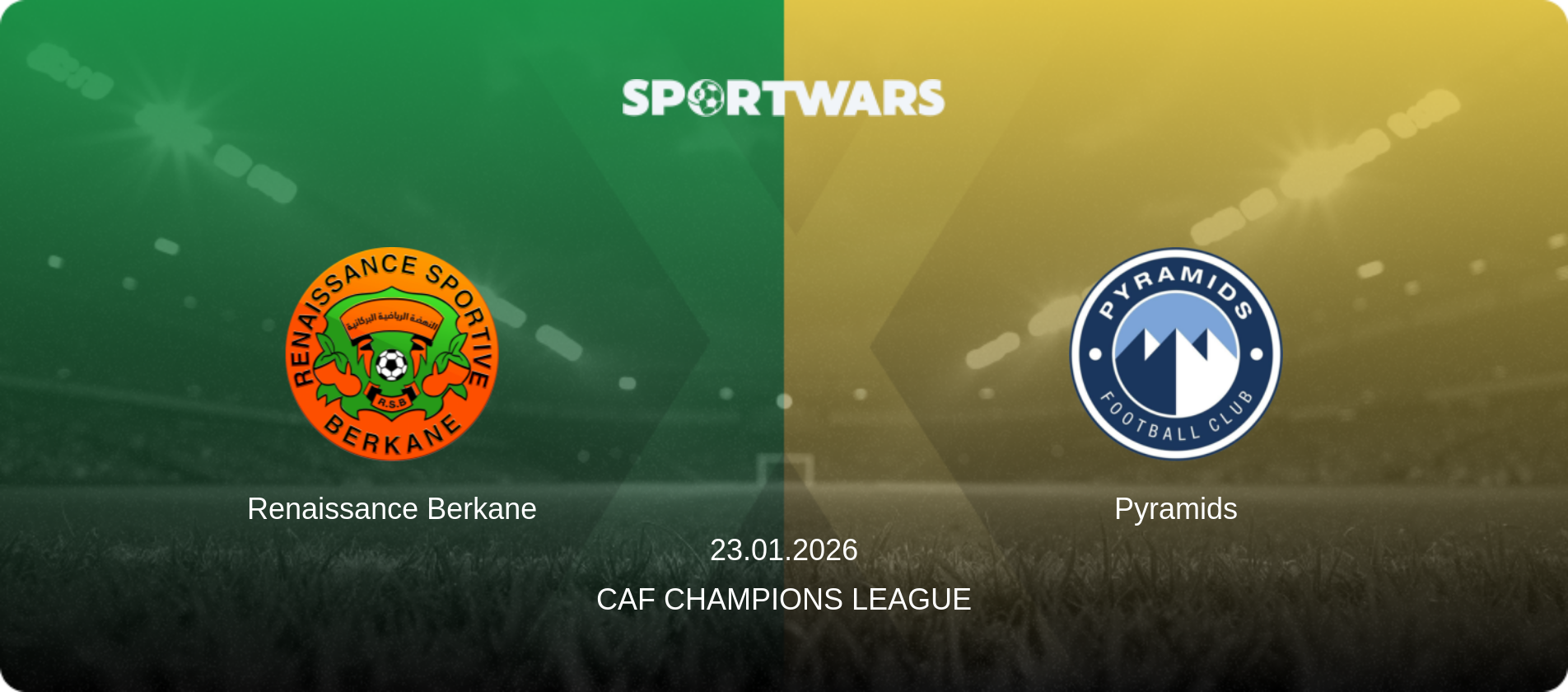 Renaissance Berkane — Pyramids, 23.01.2026 — CAF Champions League (match preview)
