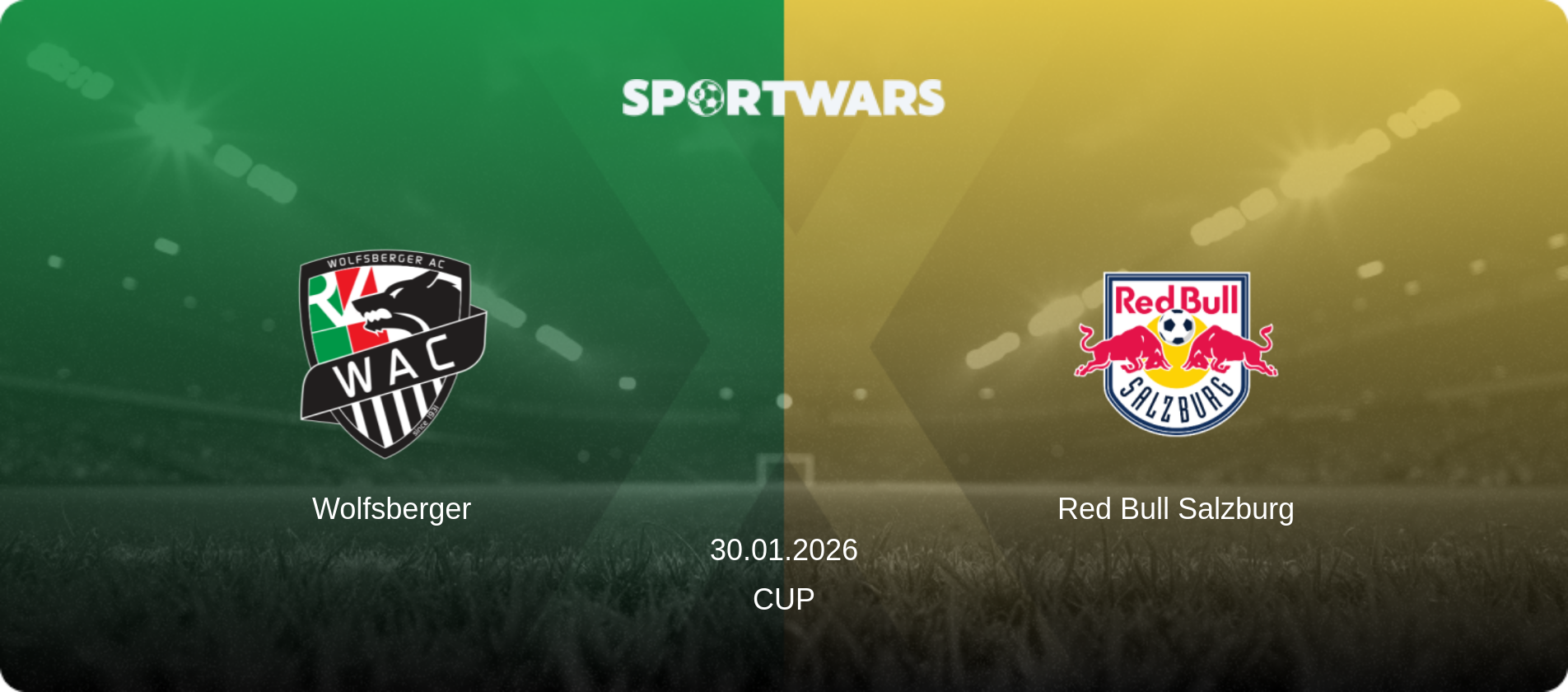 Wolfsberger — Red Bull Salzburg, 30.01.2026 — Cup (match preview)