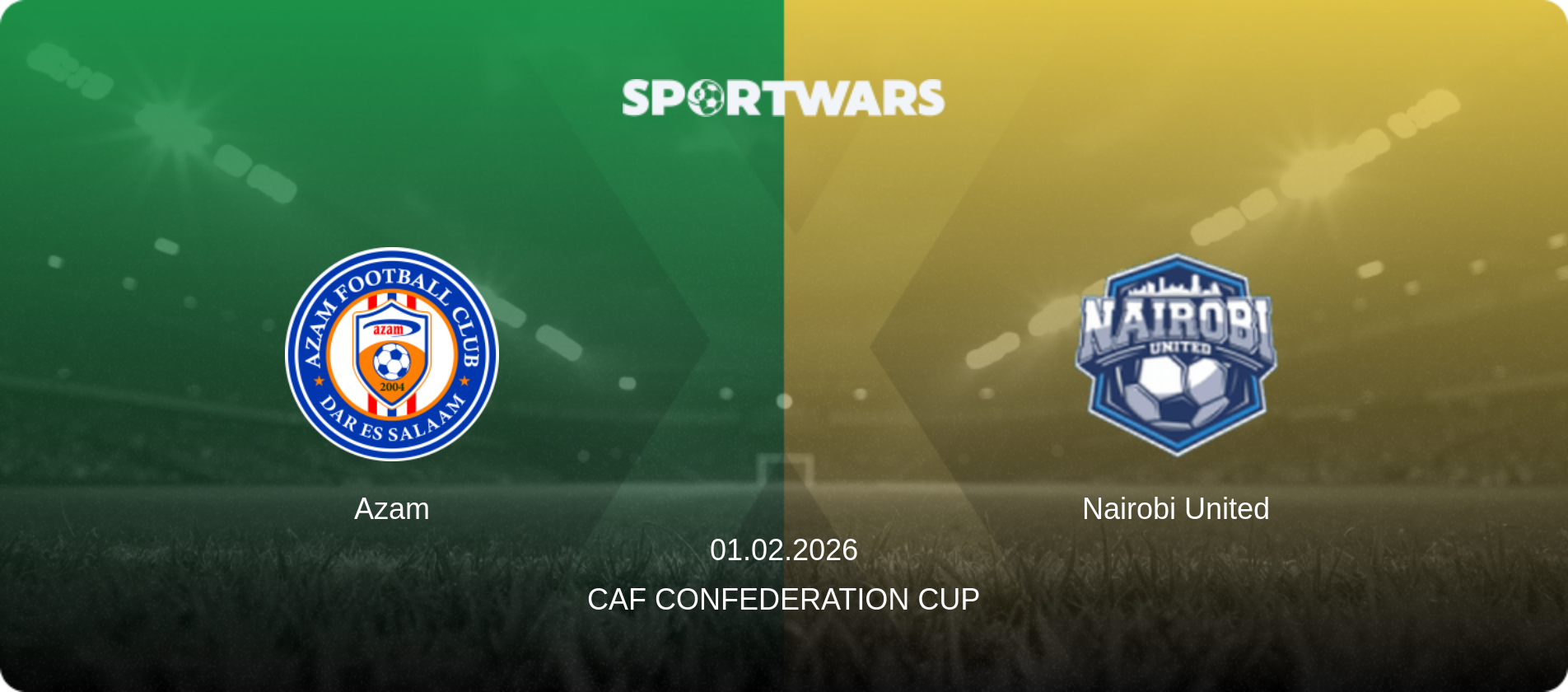 Azam — Nairobi United, 01.02.2026 — CAF Confederation Cup (match preview)