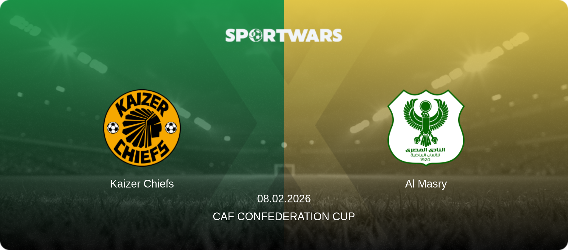 Kaizer Chiefs — Al Masry, 08.02.2026 — CAF Confederation Cup (match preview)