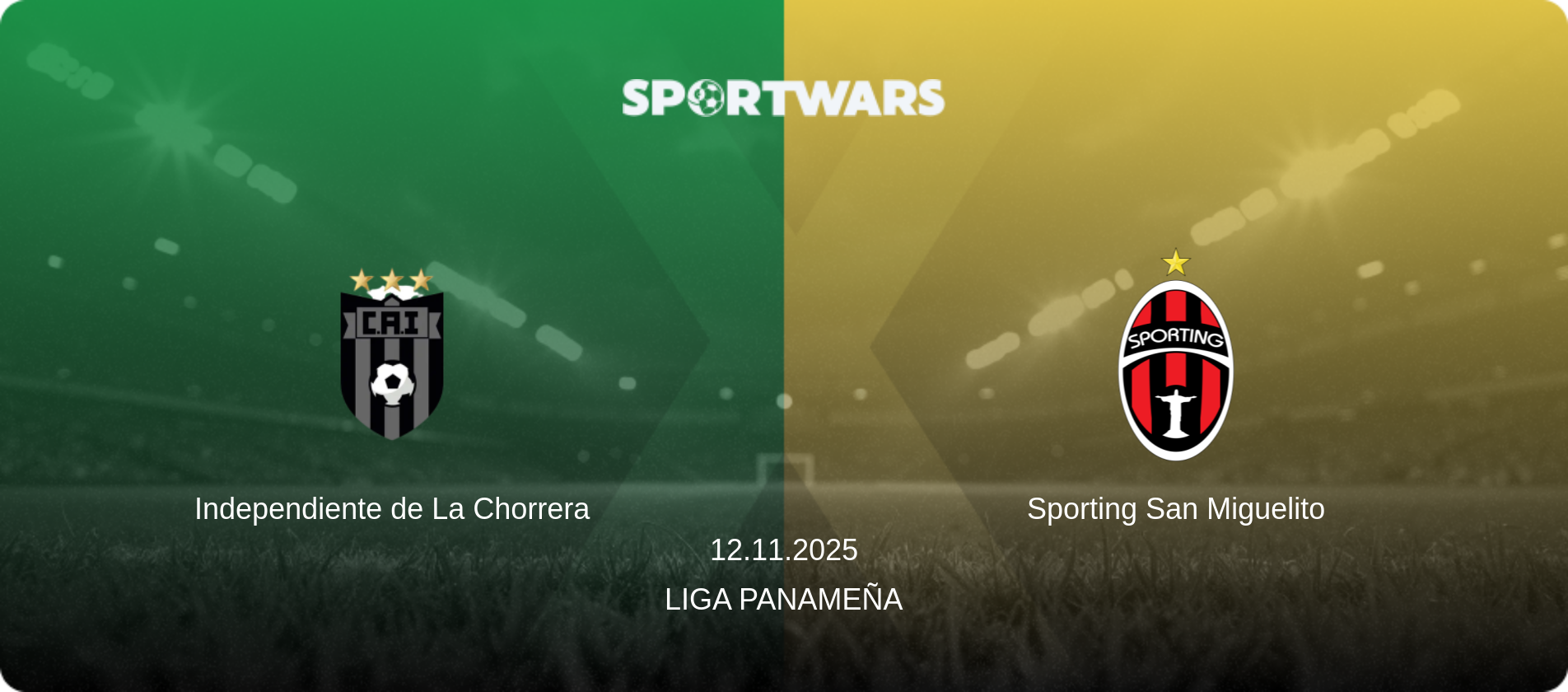 Independiente de La Chorrera — Sporting San Miguelito, 12.11.2025 — Liga Panameña (match preview)
