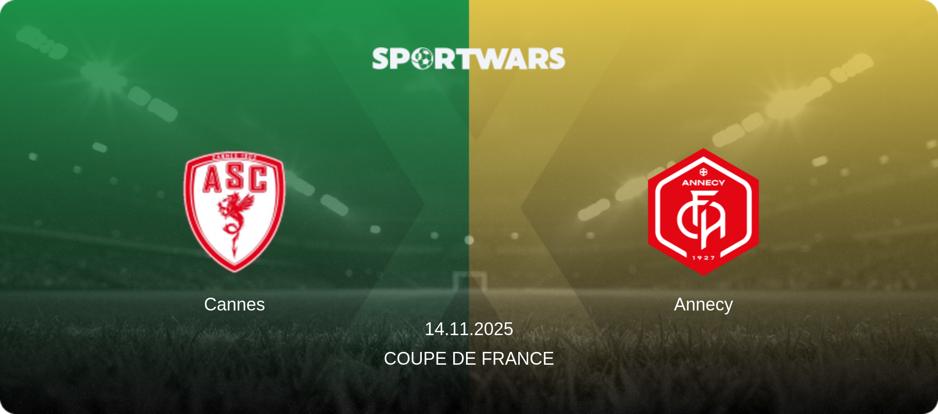 Cannes — Annecy, 14.11.2025 — Coupe de France (match preview)