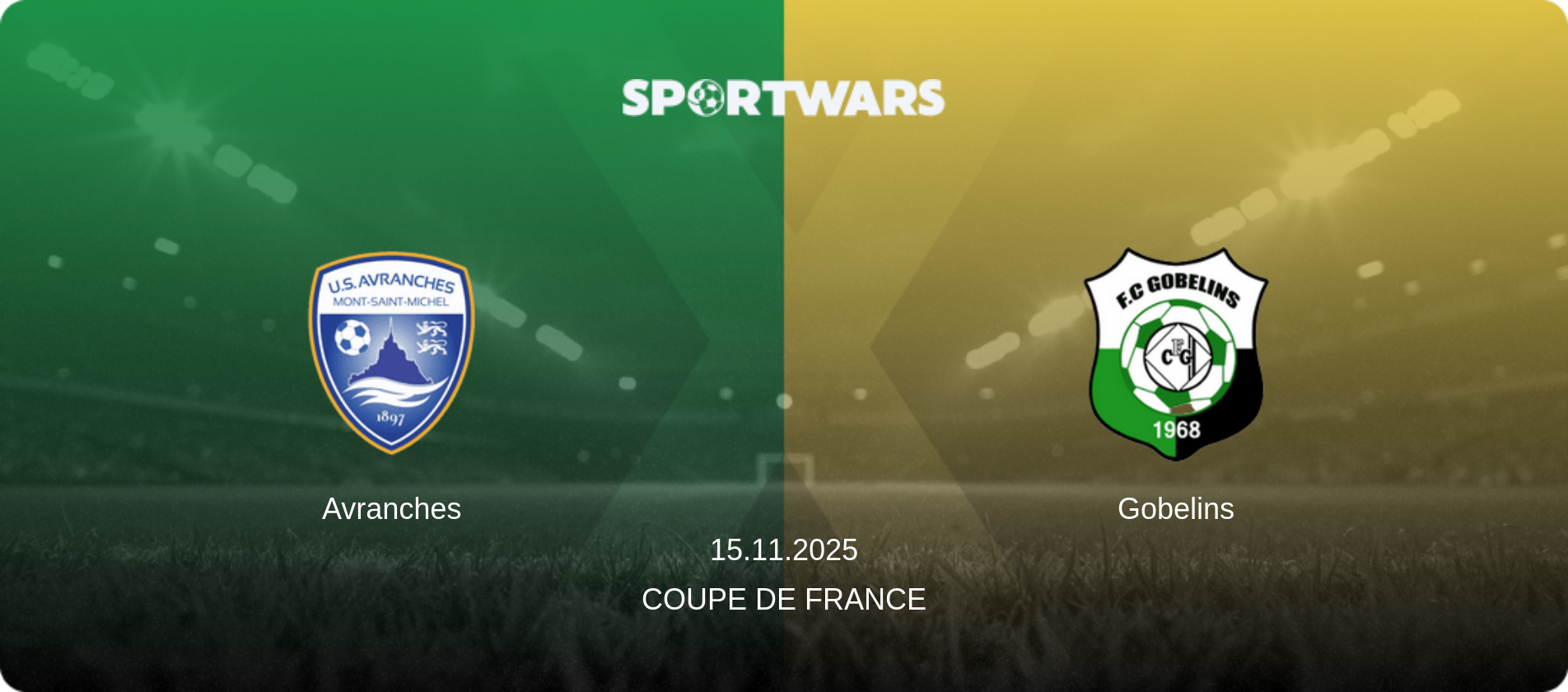 Avranches — Gobelins, 15.11.2025 — Coupe de France (match preview)