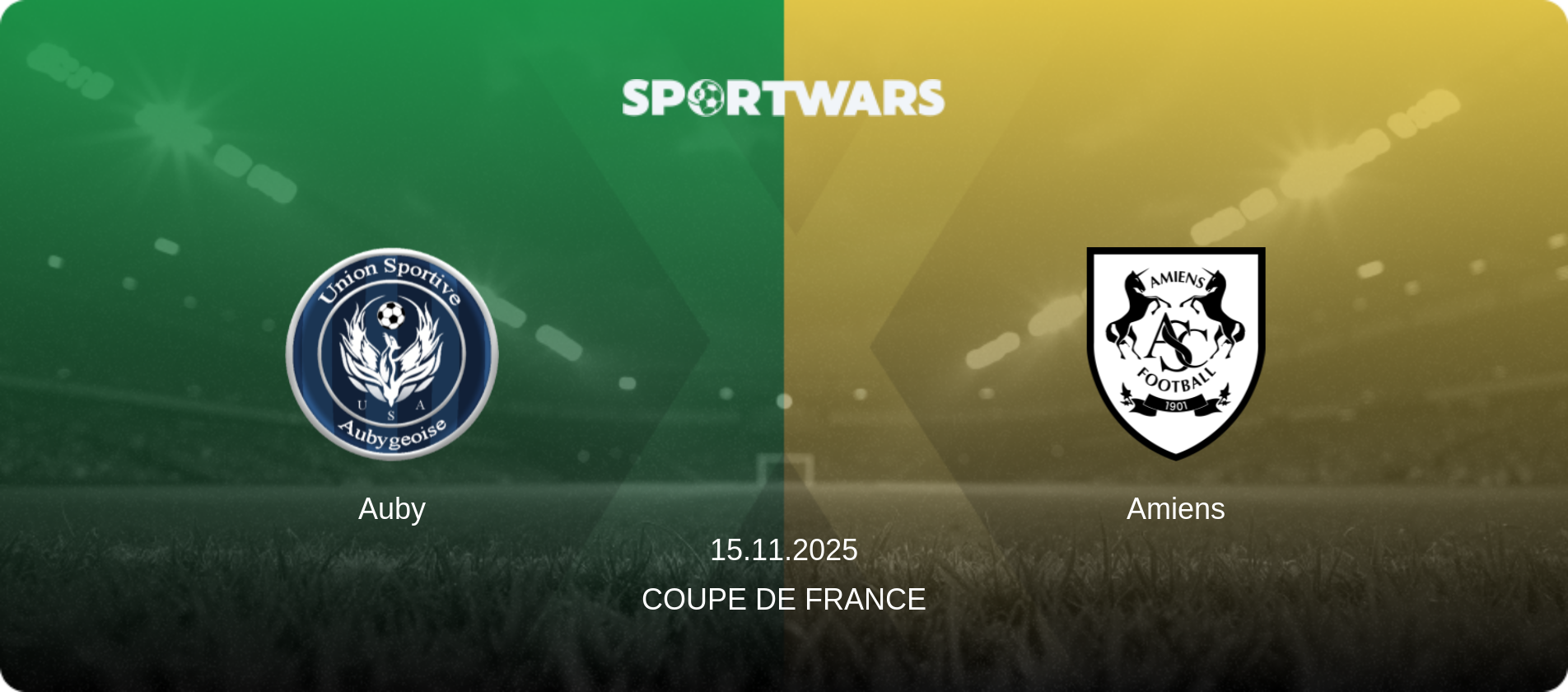 Auby — Amiens, 15.11.2025 — Coupe de France (match preview)