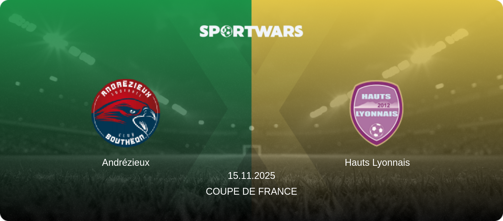 Andrézieux — Hauts Lyonnais, 15.11.2025 — Coupe de France (match preview)