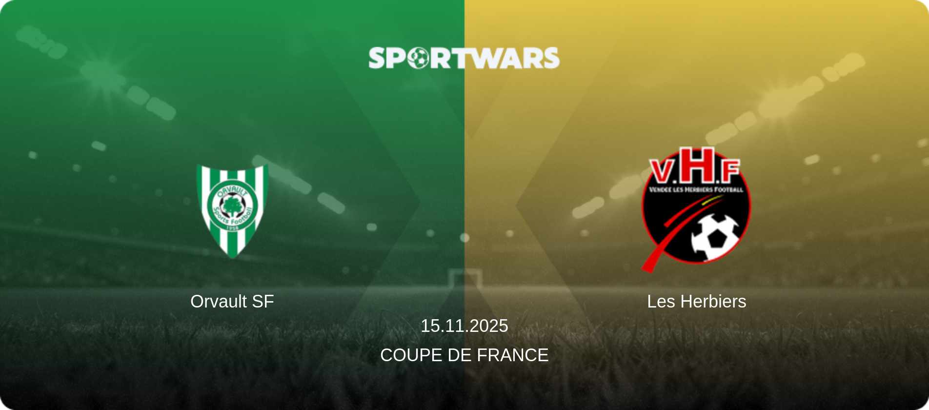 Orvault SF — Les Herbiers, 15.11.2025 — Coupe de France (match preview)