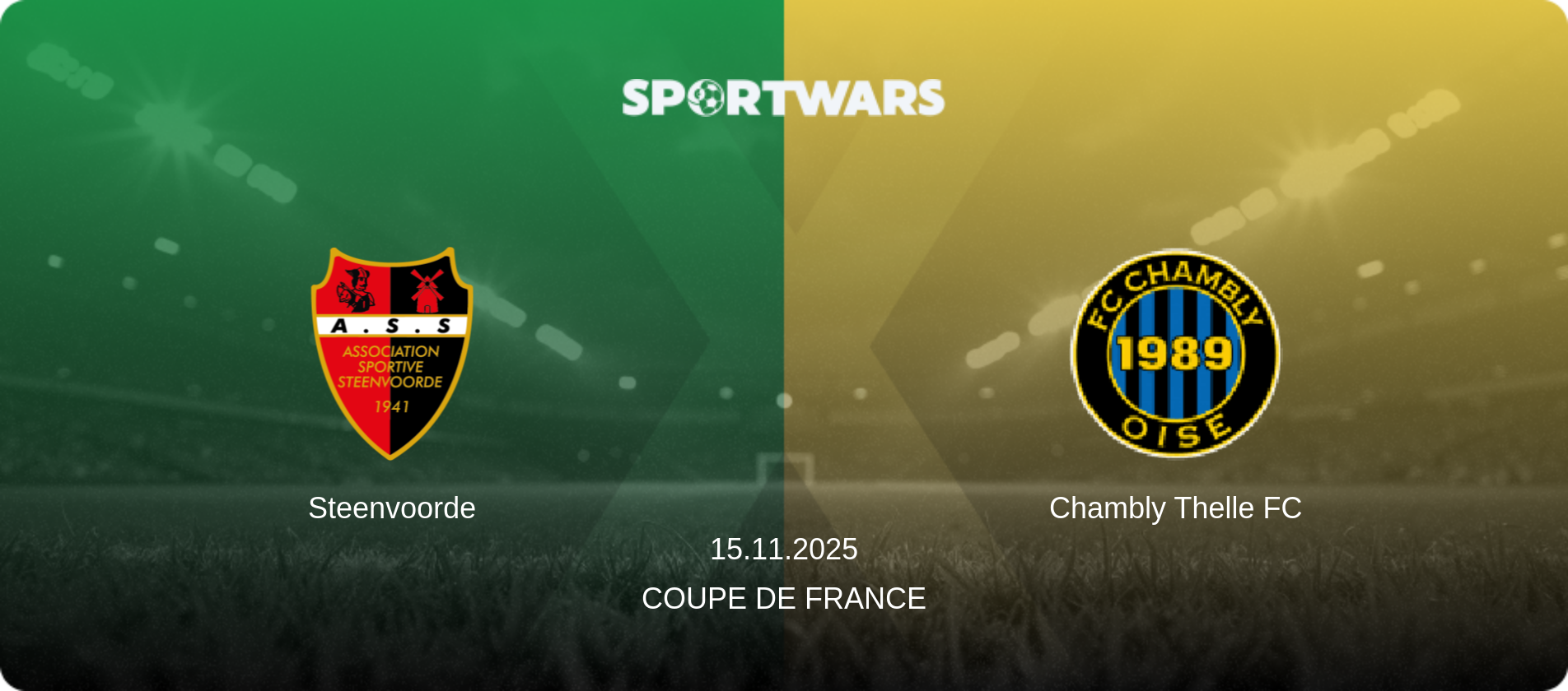 Steenvoorde — Chambly Thelle FC, 15.11.2025 — Coupe de France (match preview)