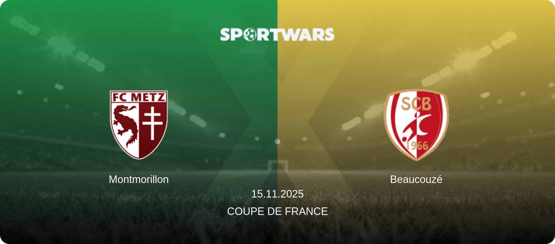Montmorillon — Beaucouzé, 15.11.2025 — Coupe de France (match preview)