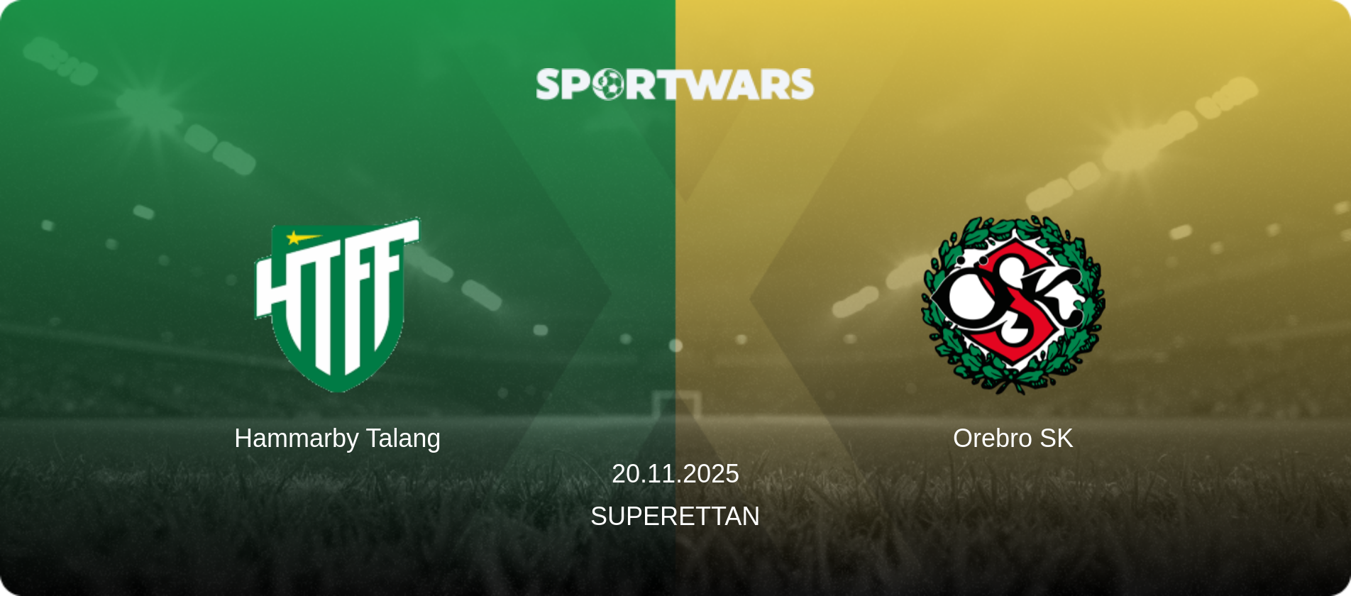 Hammarby Talang — Orebro SK, 20.11.2025 — Superettan (match preview)