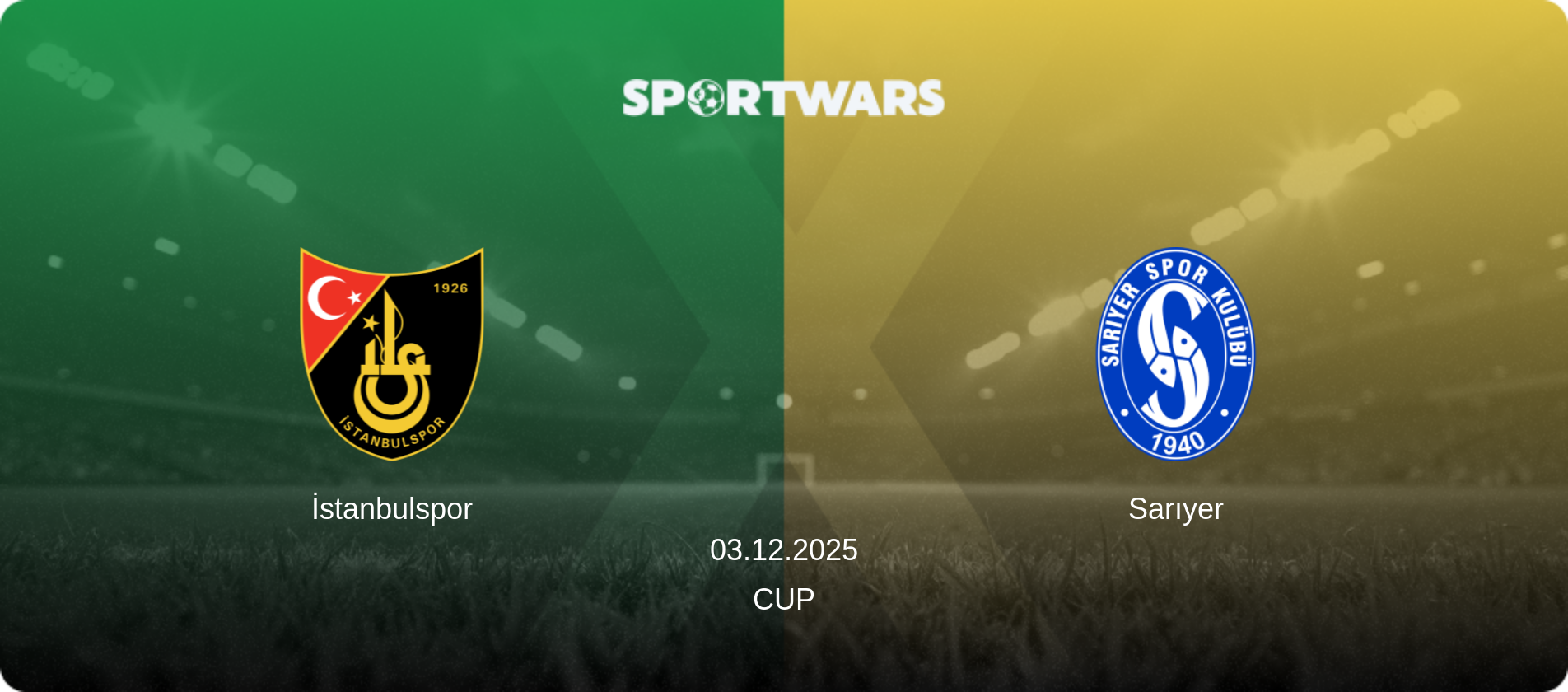 İstanbulspor — Sarıyer, 03.12.2025 — Cup (match preview)