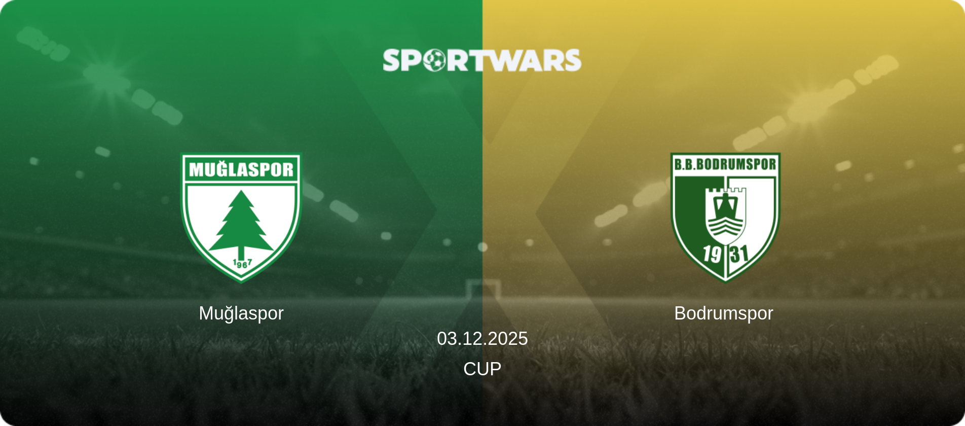 Muğlaspor — Bodrumspor, 03.12.2025 — Cup (match preview)