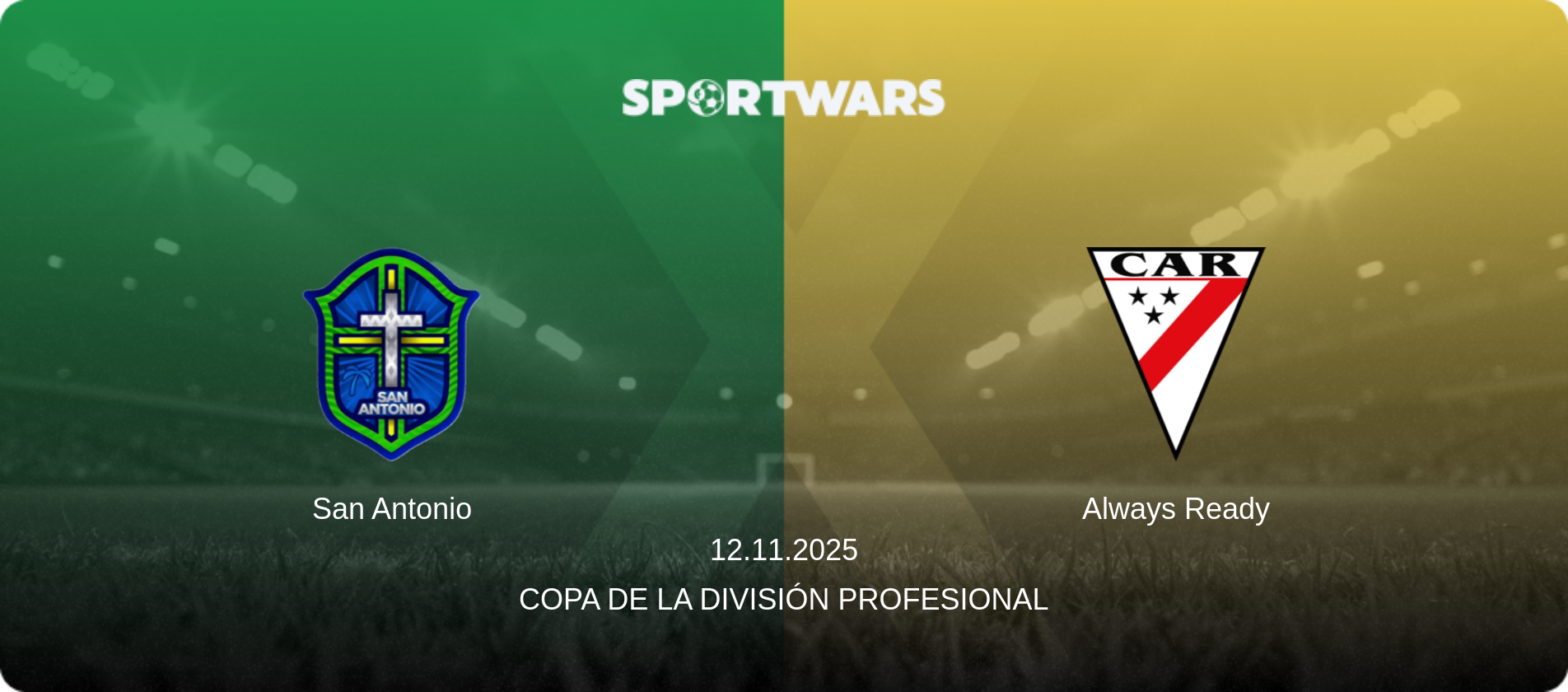 San Antonio — Always Ready, 12.11.2025 — Copa de la División Profesional (match preview)