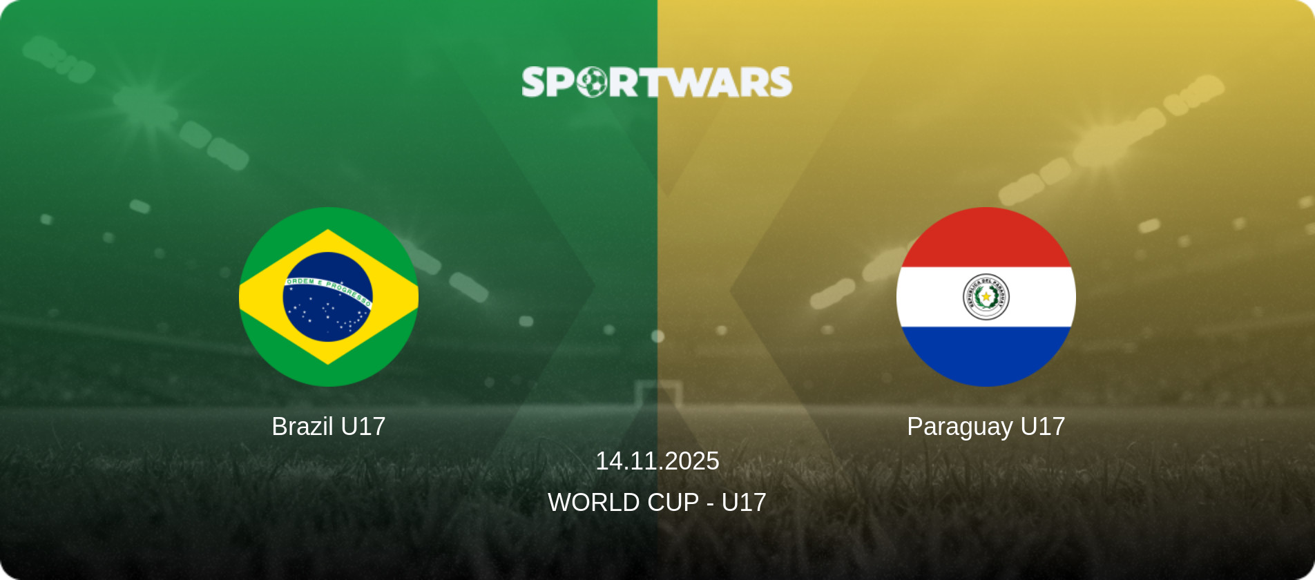 Brazil U17 — Paraguay U17, 14.11.2025 — World Cup - U17 (match preview)