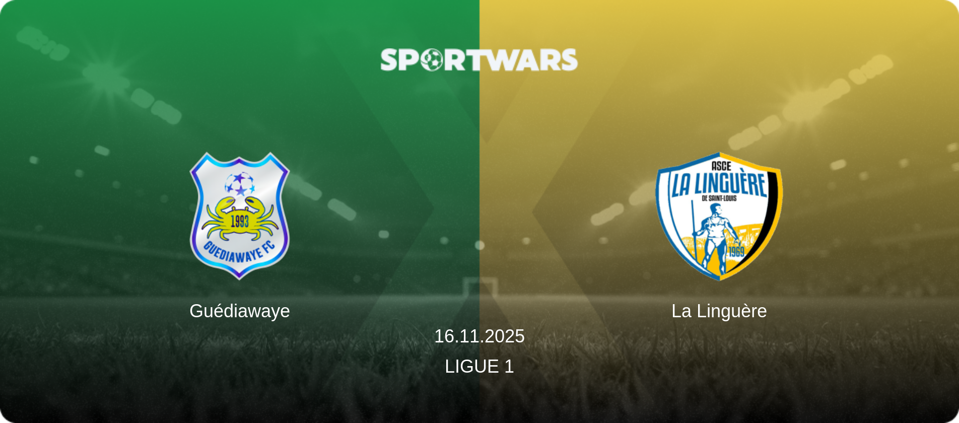 Guédiawaye — La Linguère, 16.11.2025 — Ligue 1 (match preview)