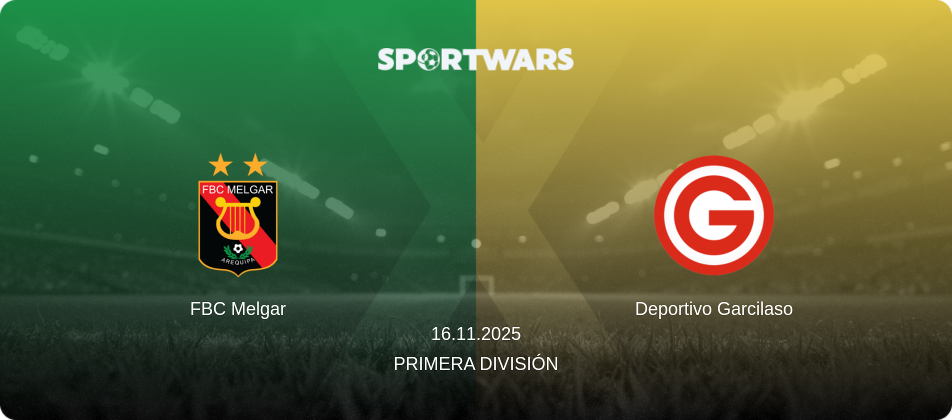 FBC Melgar — Deportivo Garcilaso, 16.11.2025 — Primera División (match preview)