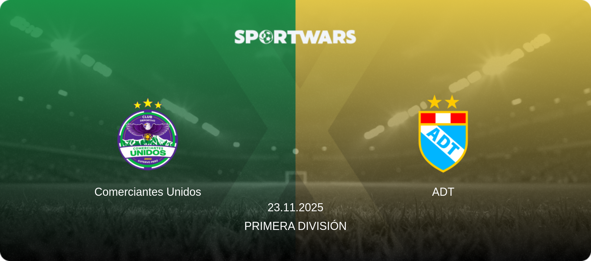 Comerciantes Unidos — ADT, 23.11.2025 — Primera División (match preview)