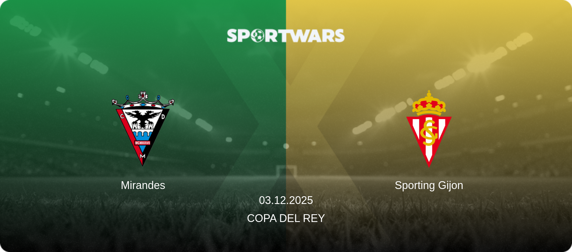Mirandes — Sporting Gijon, 03.12.2025 — Copa del Rey (match preview)