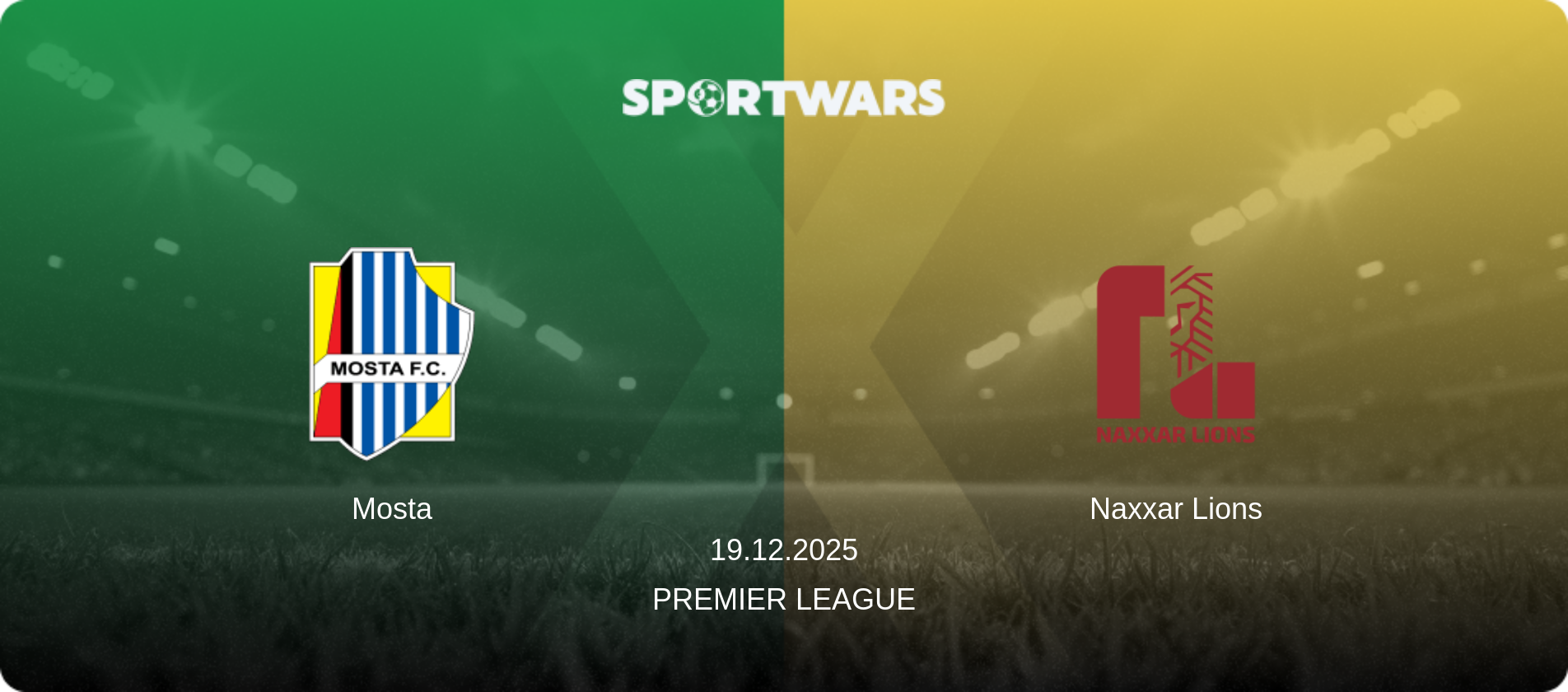 Mosta — Naxxar Lions, 19.12.2025 — Premier League (match preview)