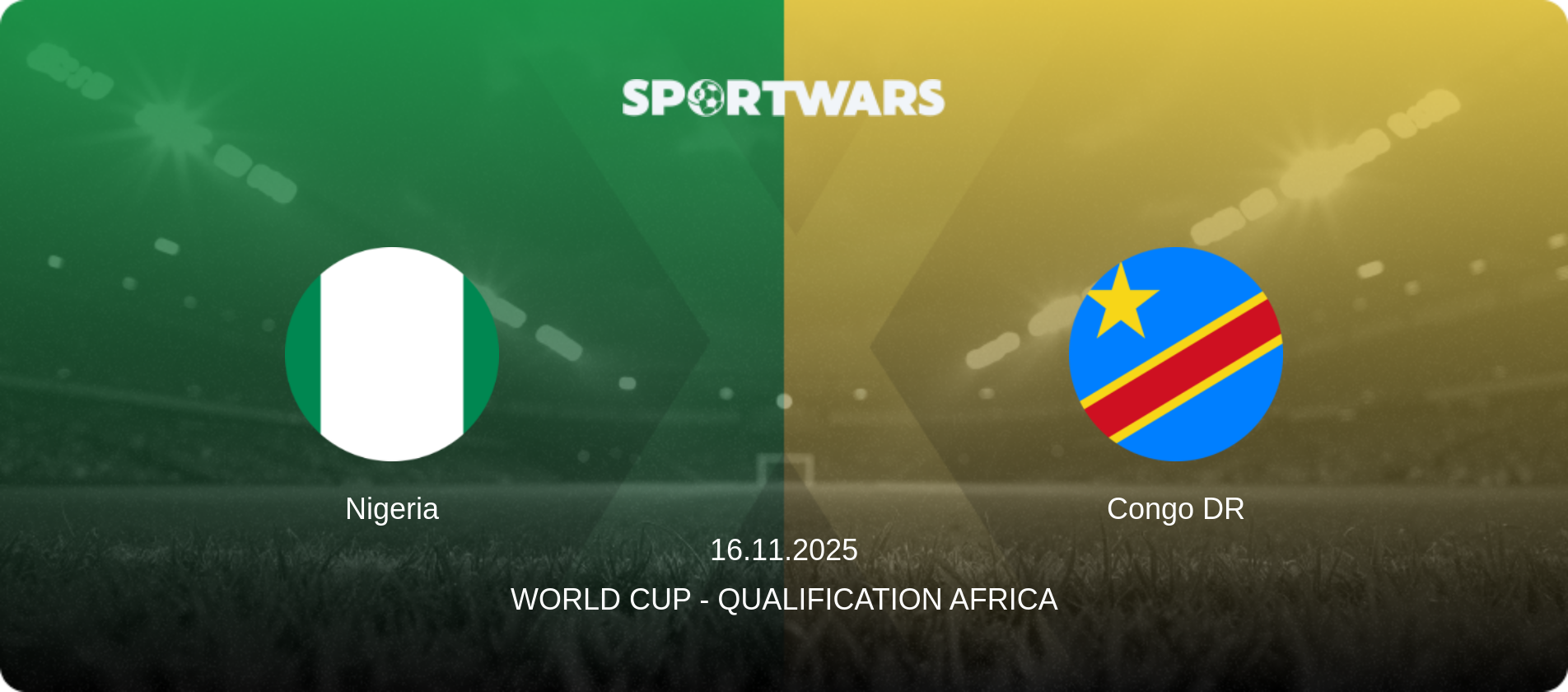 Nigeria — Congo DR, 16.11.2025 — World Cup - Qualification Africa (match preview)