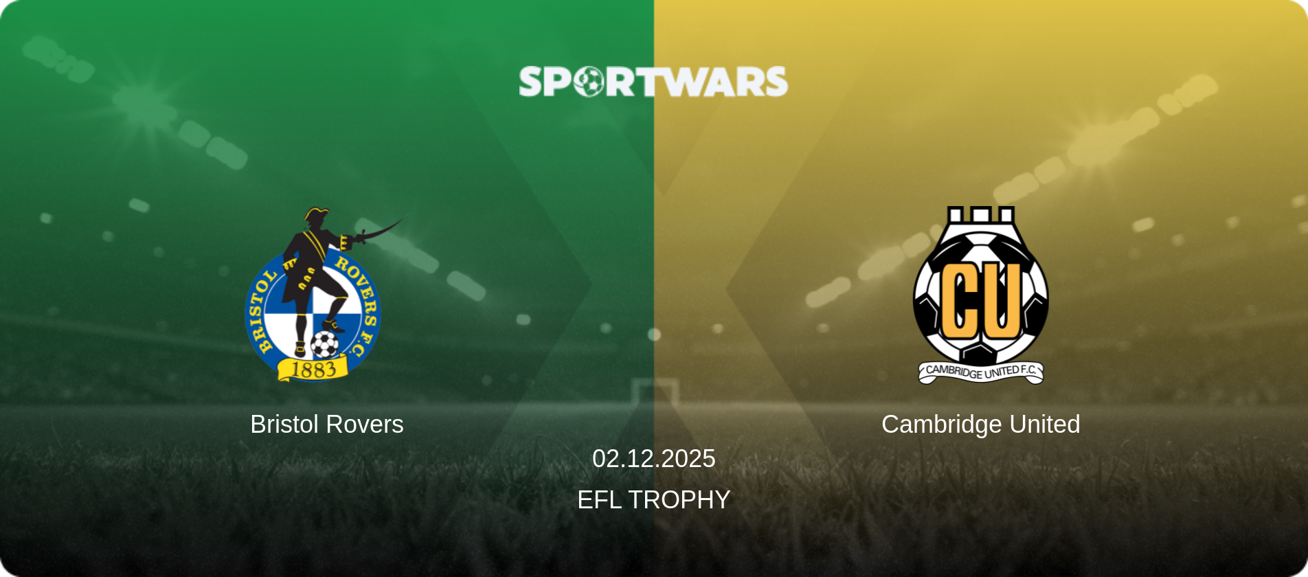 Bristol Rovers — Cambridge United, 02.12.2025 — EFL Trophy (match preview)