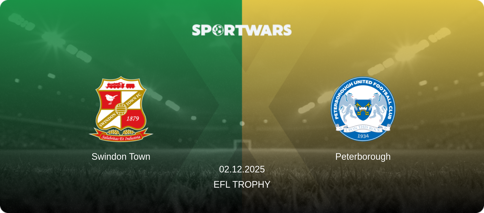 Swindon Town — Peterborough, 02.12.2025 — EFL Trophy (match preview)