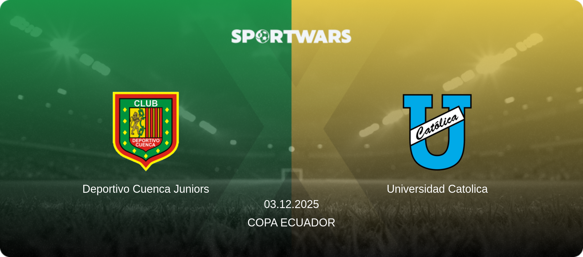 Deportivo Cuenca Juniors — Universidad Catolica, 03.12.2025 — Copa Ecuador (match preview)