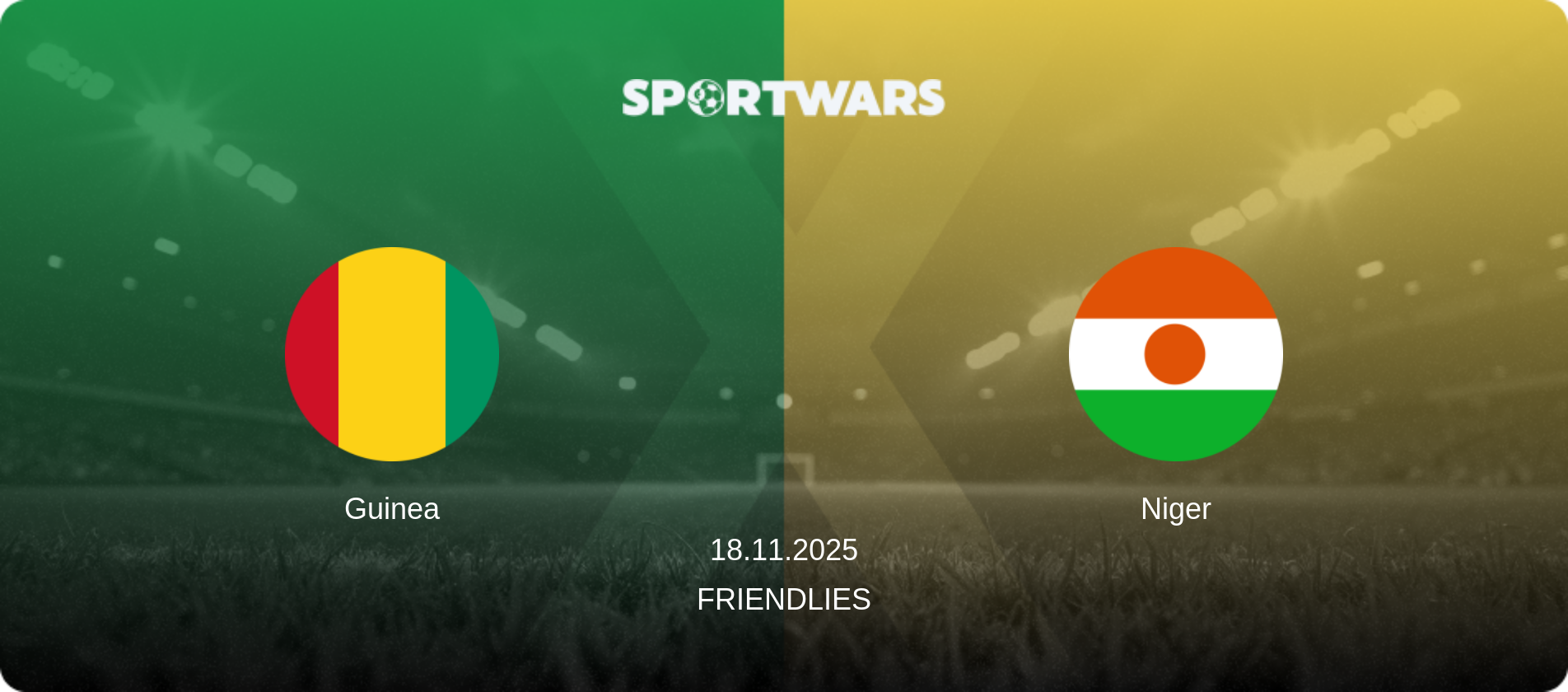 Guinea — Niger, 18.11.2025 — Friendlies (match preview)