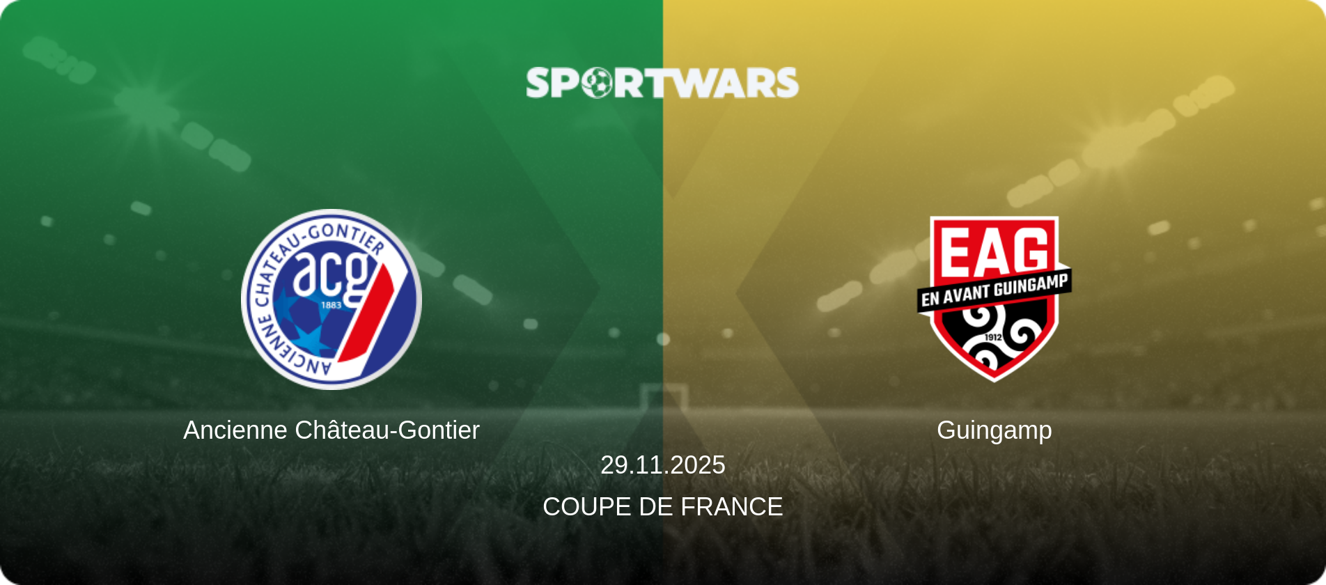 Ancienne Château-Gontier — Guingamp, 29.11.2025 — Coupe de France (match preview)