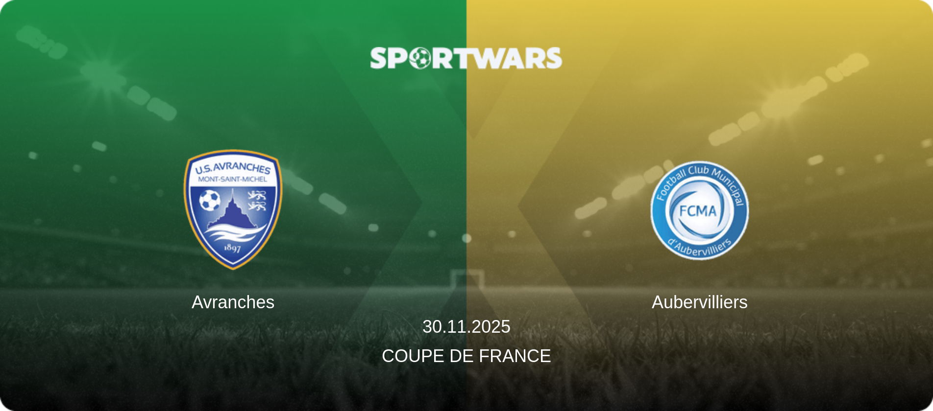 Avranches — Aubervilliers, 30.11.2025 — Coupe de France (match preview)