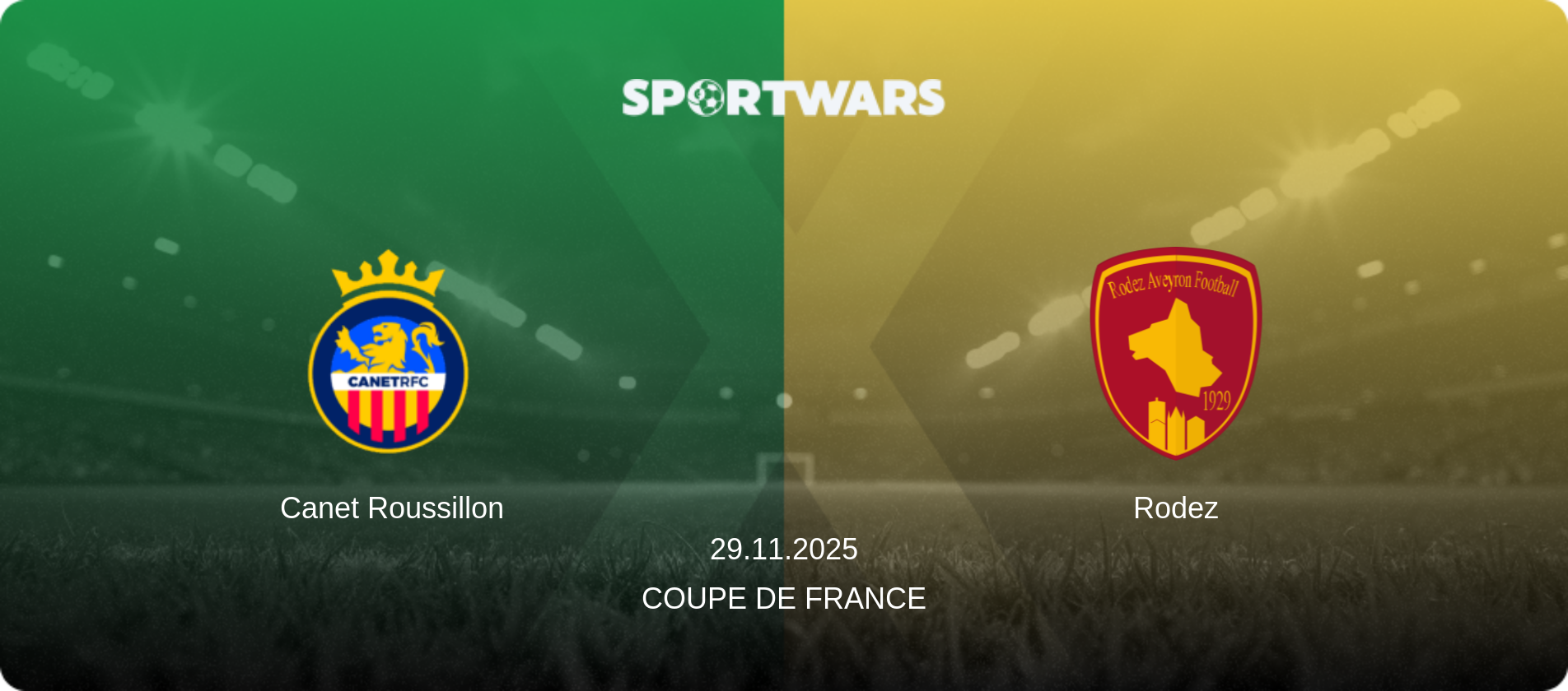 Canet Roussillon — Rodez, 29.11.2025 — Coupe de France (match preview)