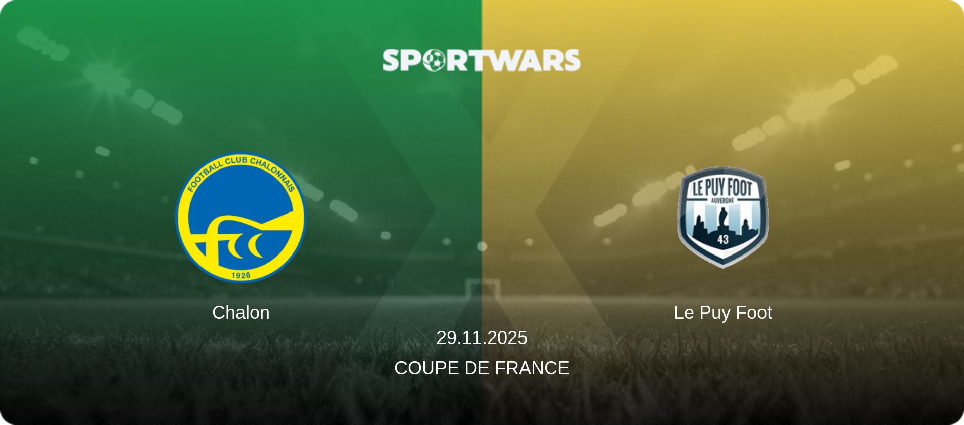 Chalon — Le Puy Foot, 29.11.2025 — Coupe de France (match preview)