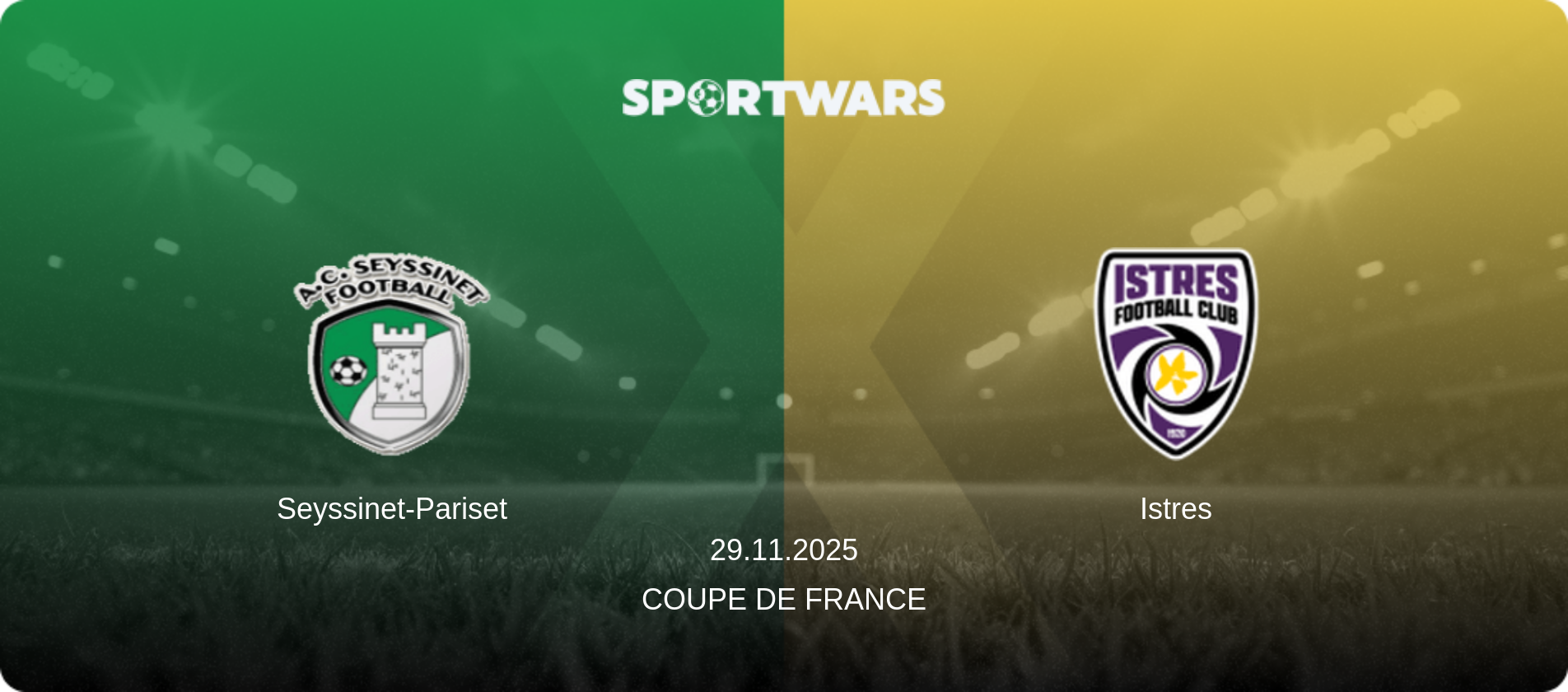 Seyssinet-Pariset — Istres, 29.11.2025 — Coupe de France (match preview)