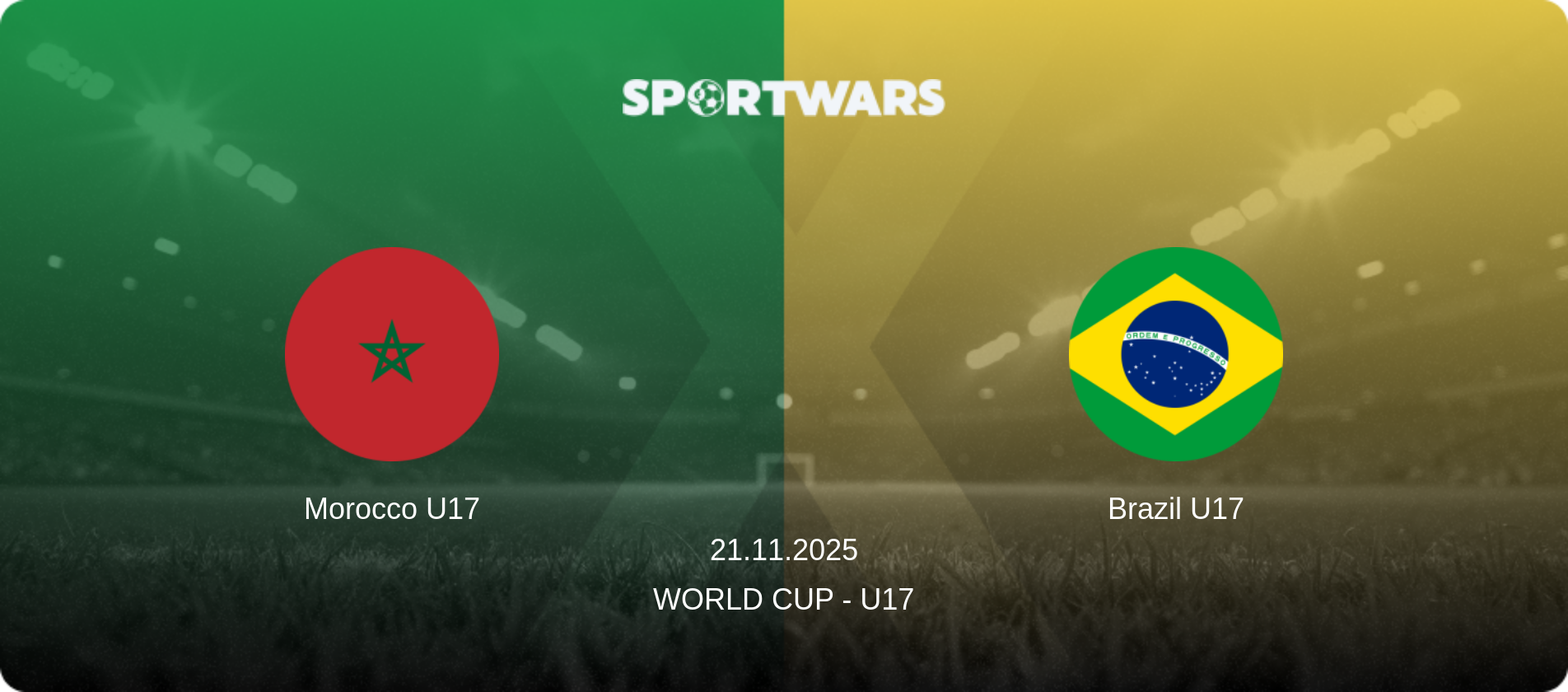 Morocco U17 — Brazil U17, 21.11.2025 — World Cup - U17 (match preview)
