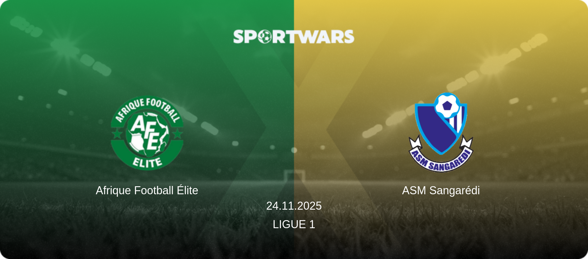 Afrique Football Élite — ASM Sangarédi, 24.11.2025 — Ligue 1 (match preview)