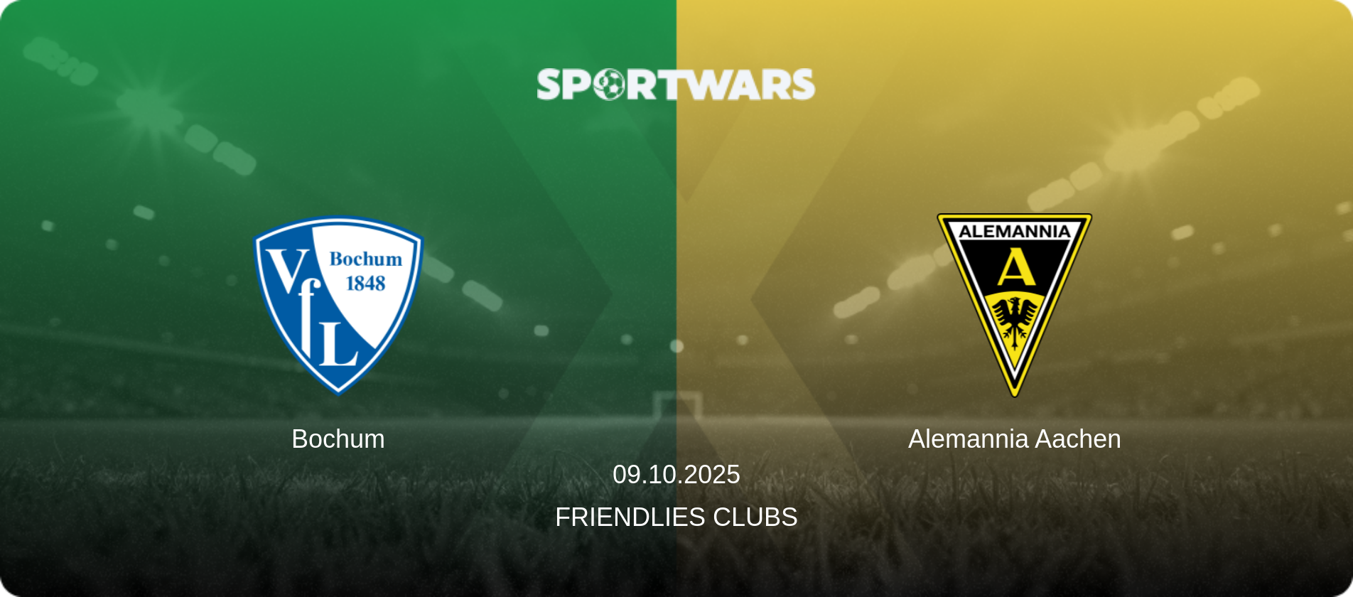 Bochum — Alemannia Aachen, 09.10.2025 — Friendlies Clubs (match preview)