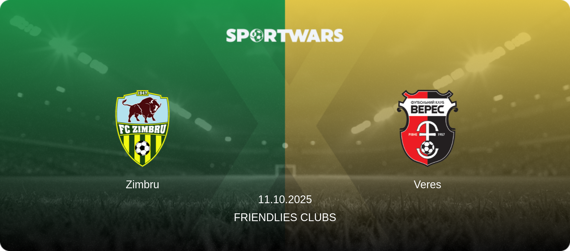 Zimbru — Veres, 11.10.2025 — Friendlies Clubs (match preview)