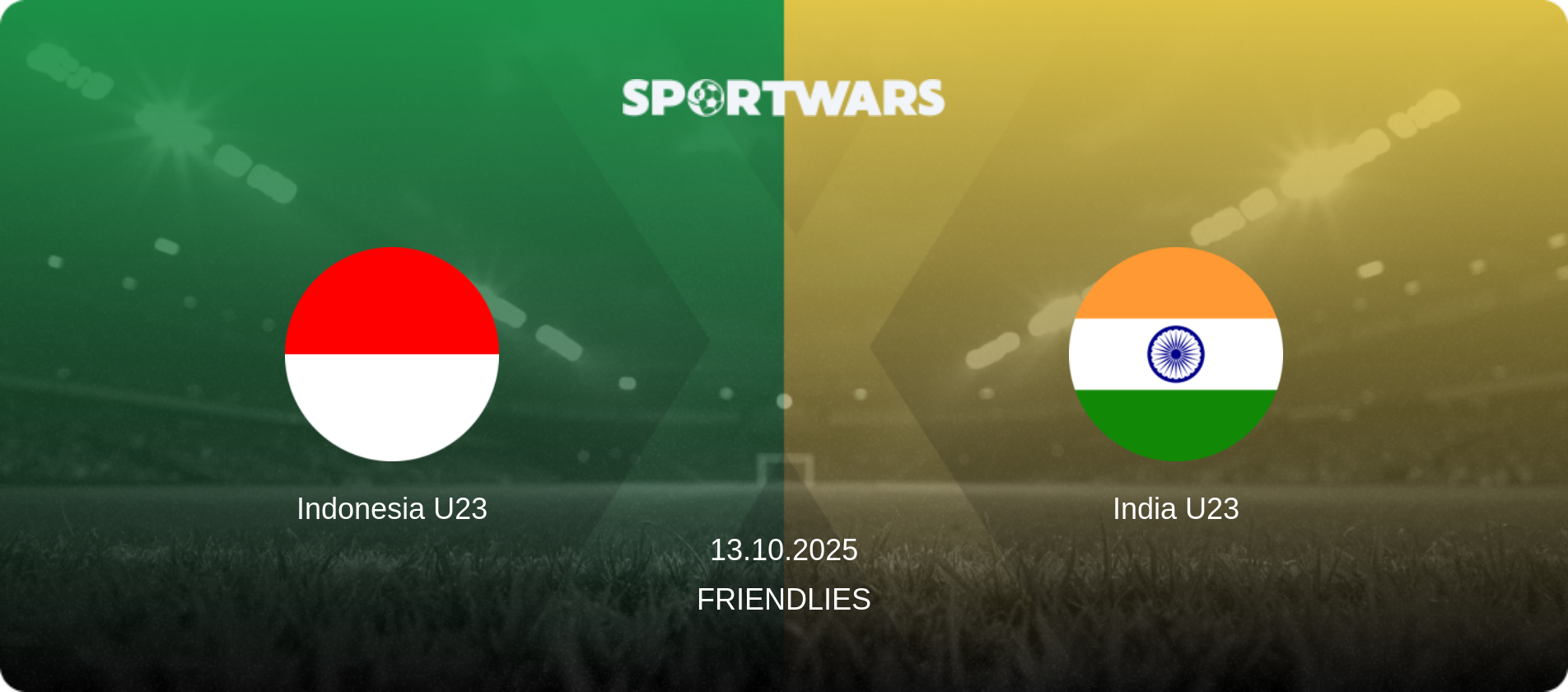 Indonesia U23 — India U23, 13.10.2025 — Friendlies (match preview)