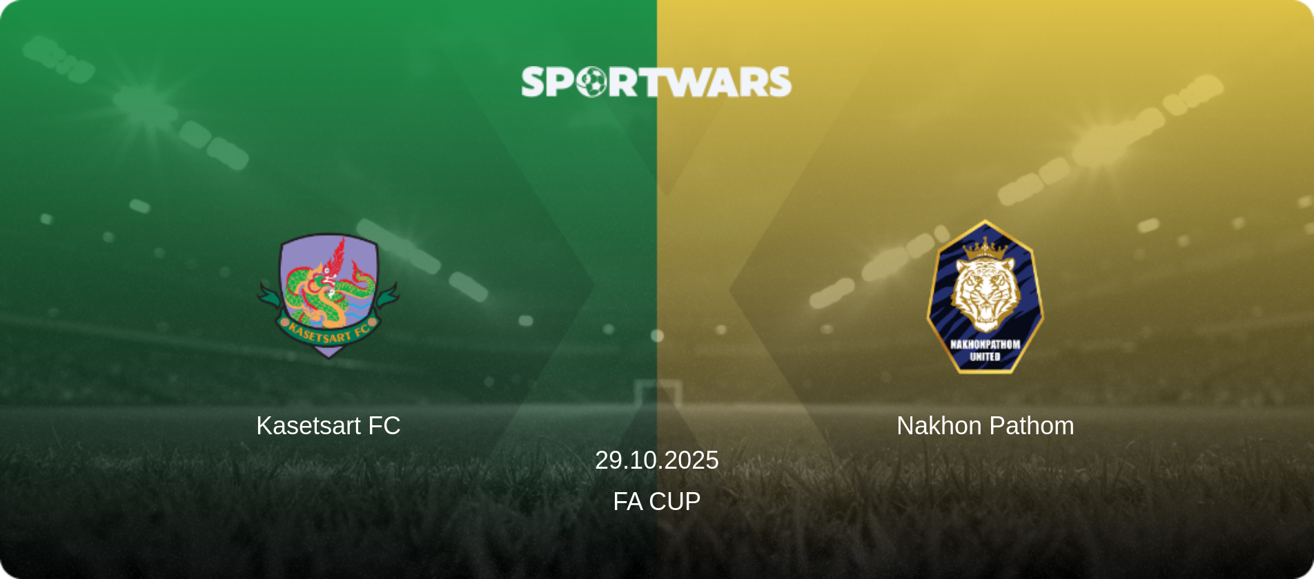 Kasetsart FC — Nakhon Pathom, 29.10.2025 — FA Cup (match preview)