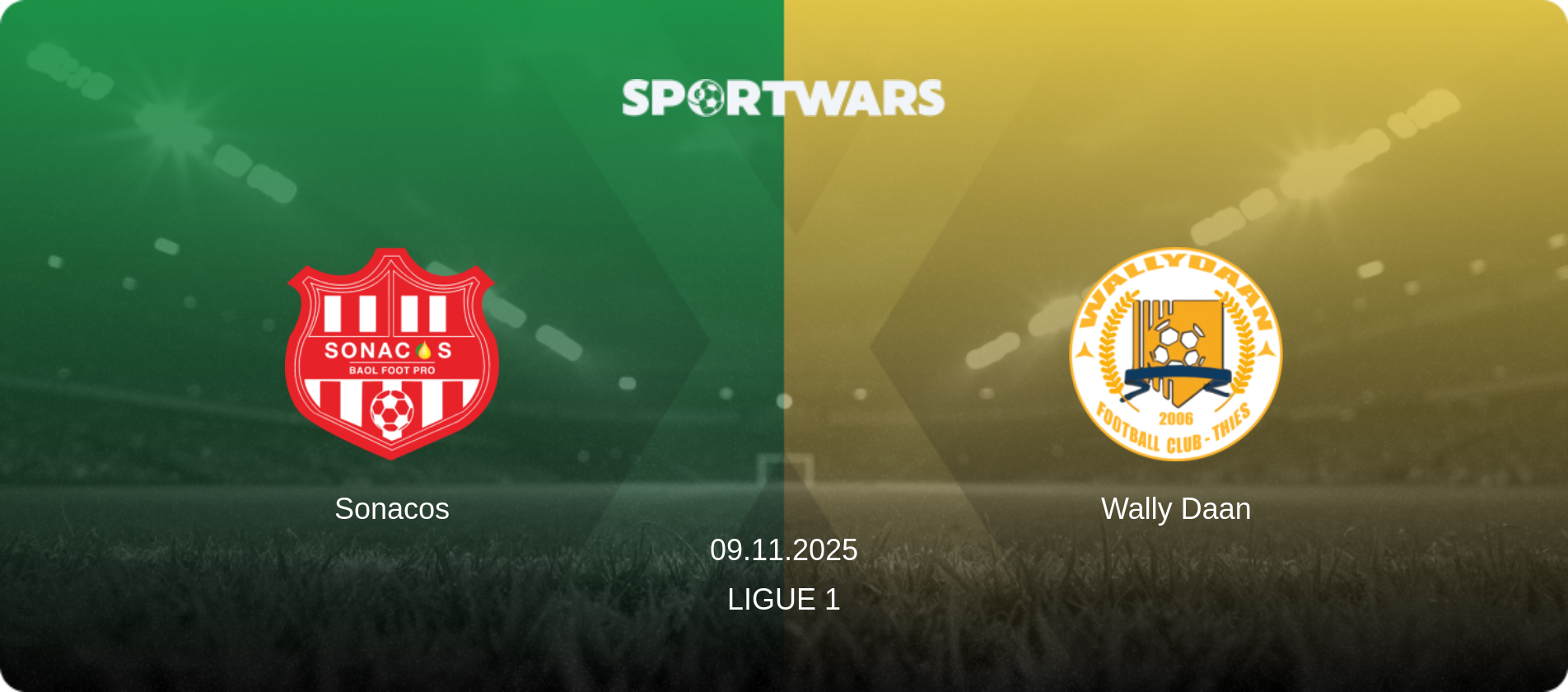 Sonacos — Wally Daan, 09.11.2025 — Ligue 1 (match preview)