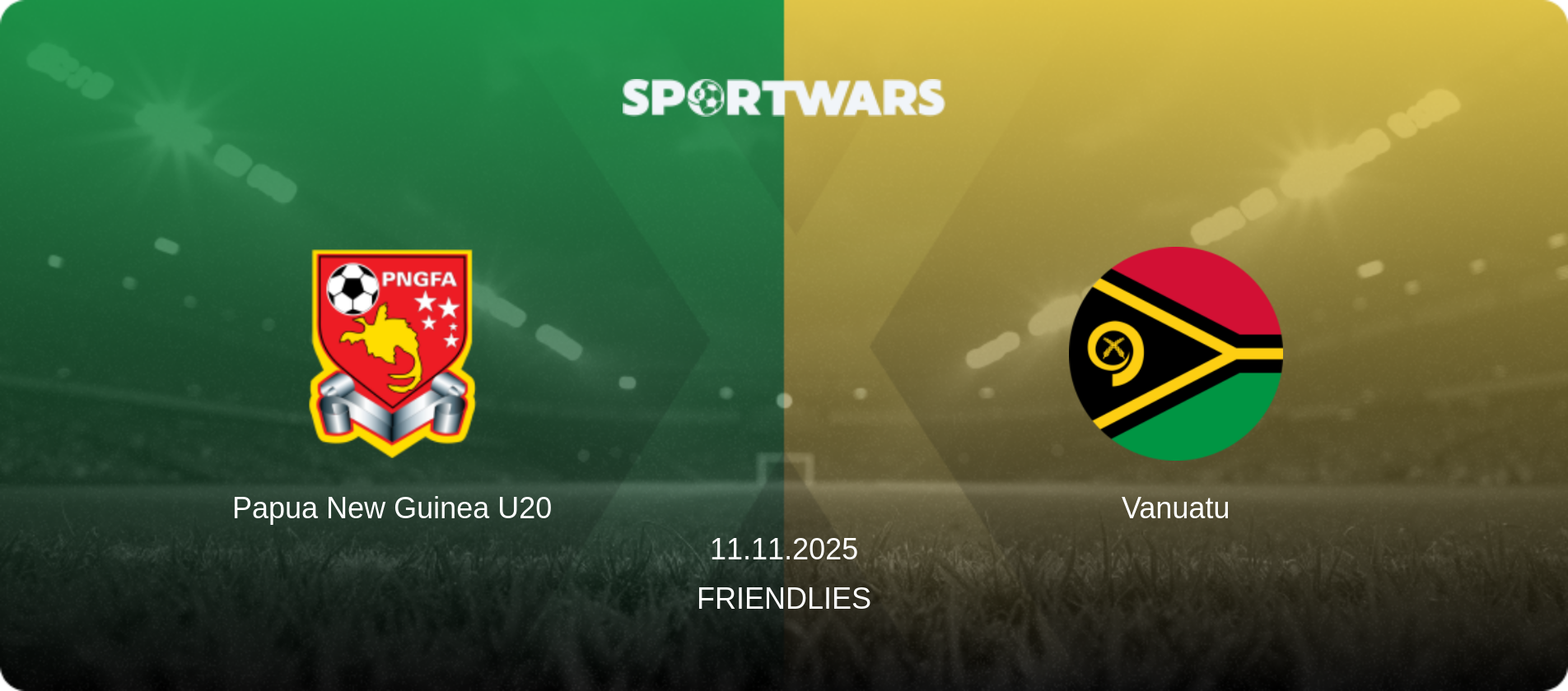 Papua New Guinea U20 — Vanuatu, 11.11.2025 — Friendlies (match preview)