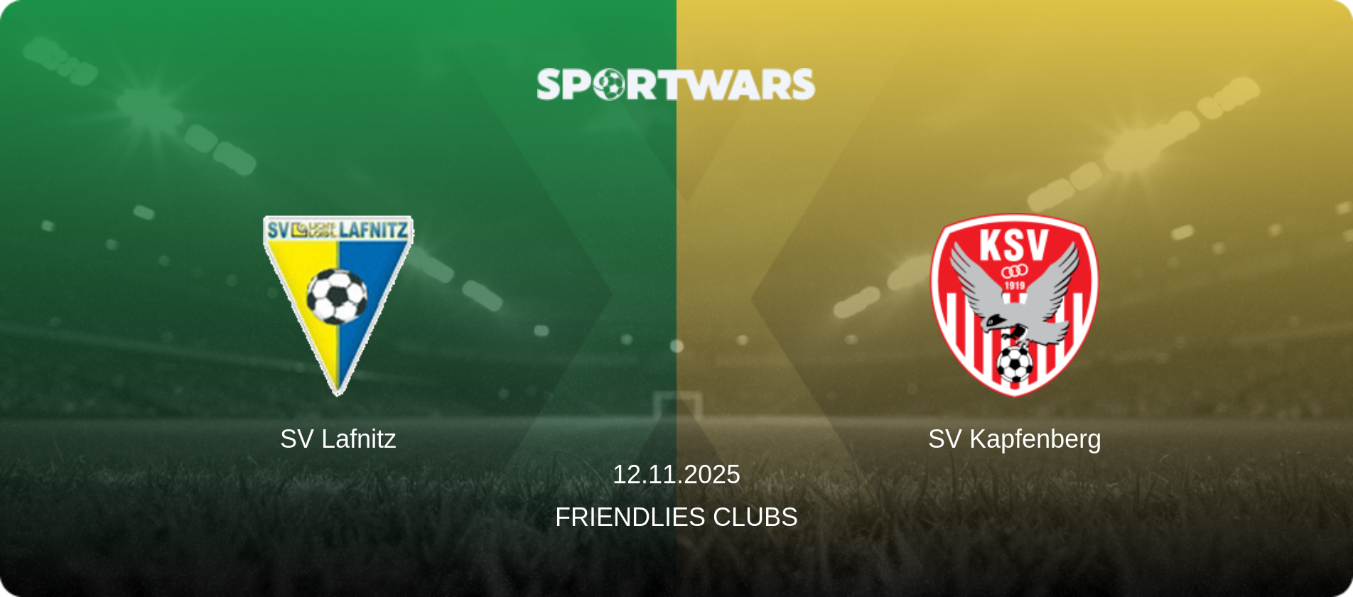 SV Lafnitz — SV Kapfenberg, 12.11.2025 — Friendlies Clubs (match preview)