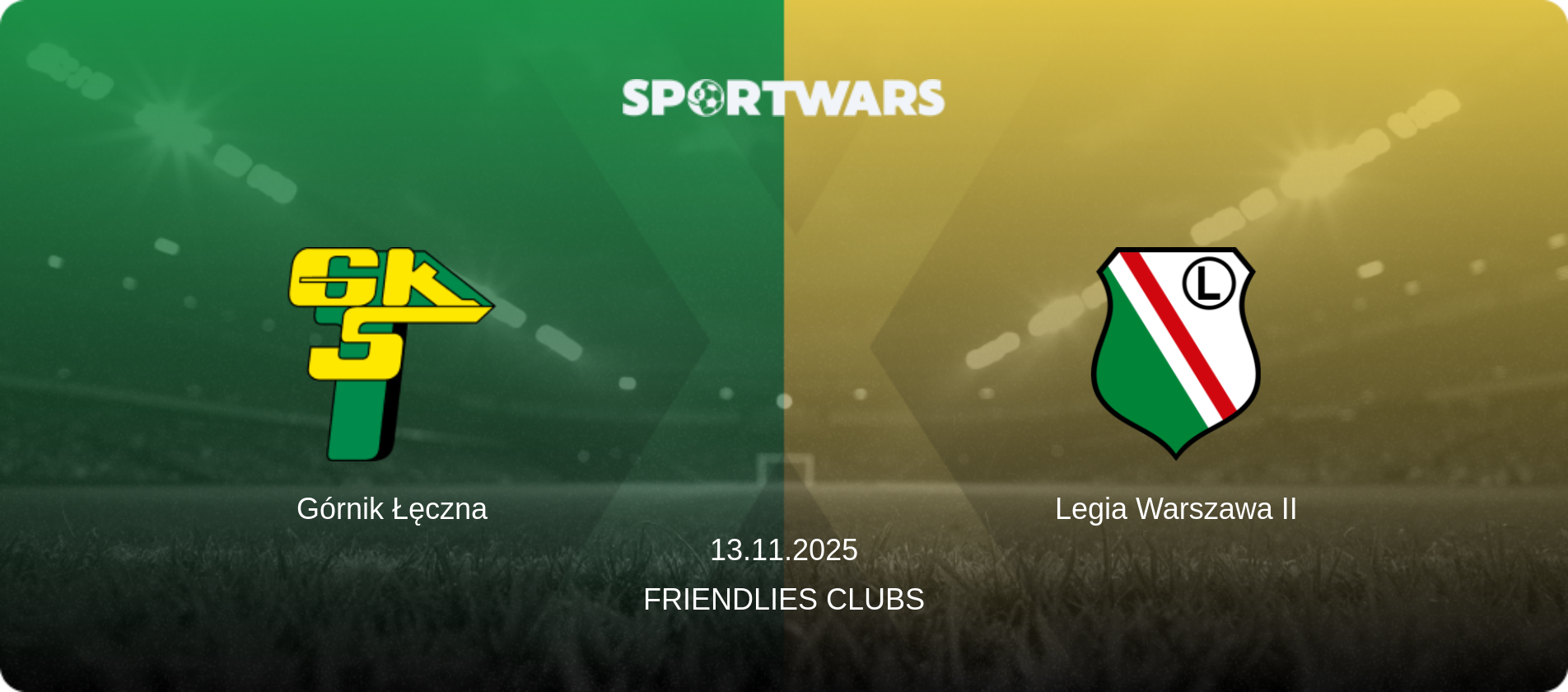 Górnik Łęczna — Legia Warszawa II, 13.11.2025 — Friendlies Clubs (match preview)