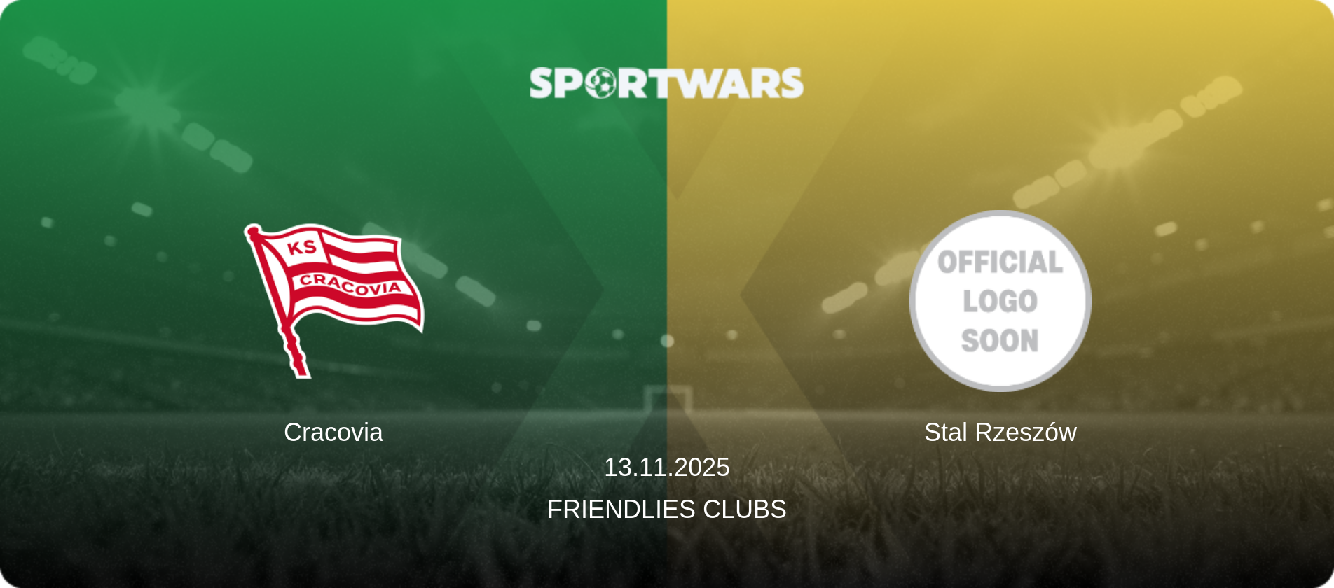 Cracovia — Stal Rzeszów, 13.11.2025 — Friendlies Clubs (match preview)
