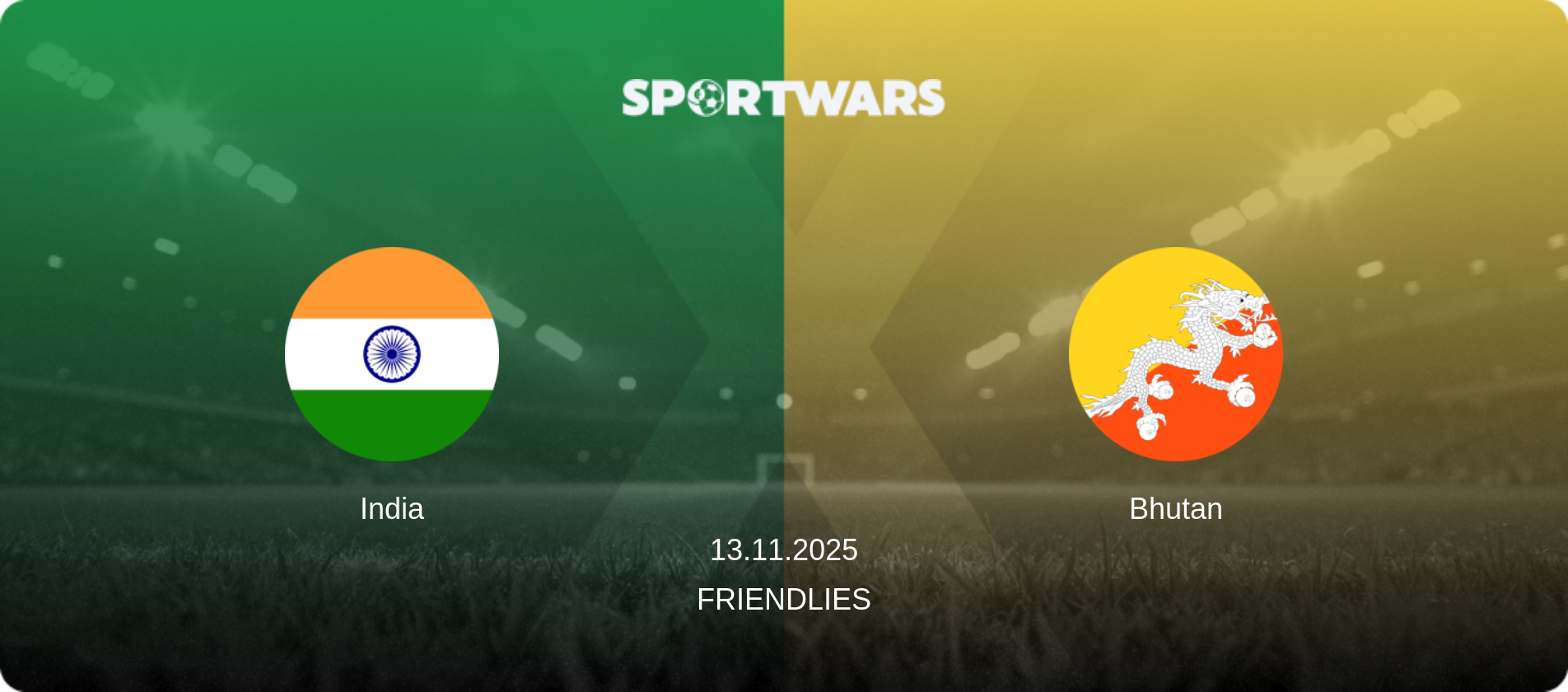 India — Bhutan, 13.11.2025 — Friendlies (match preview)
