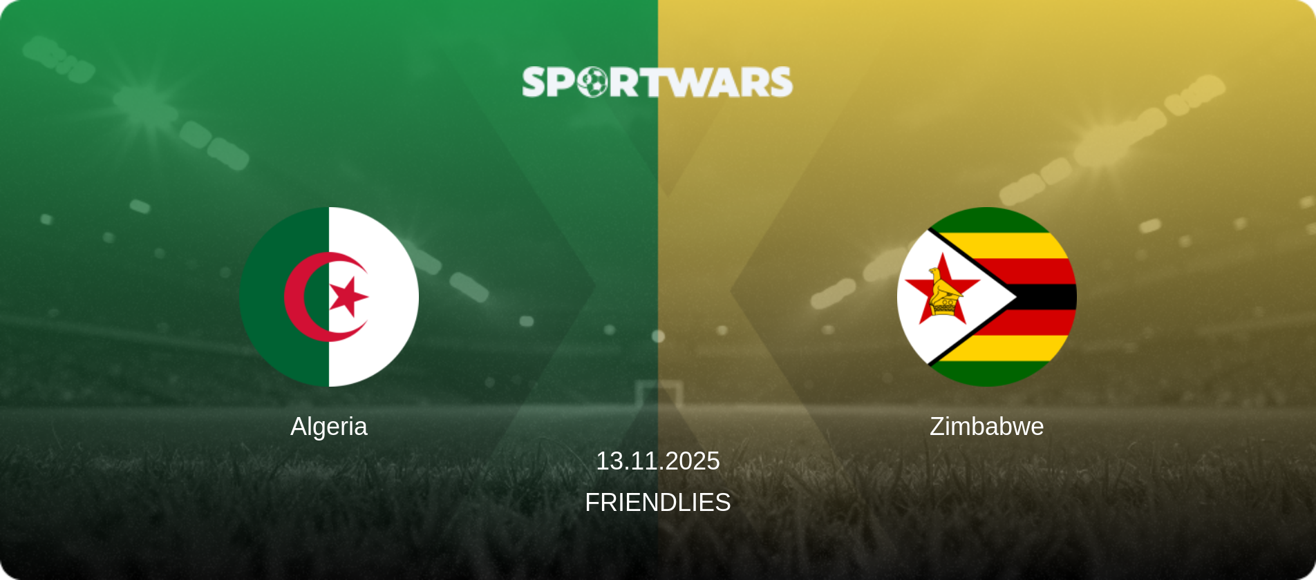 Algeria — Zimbabwe, 13.11.2025 — Friendlies (match preview)