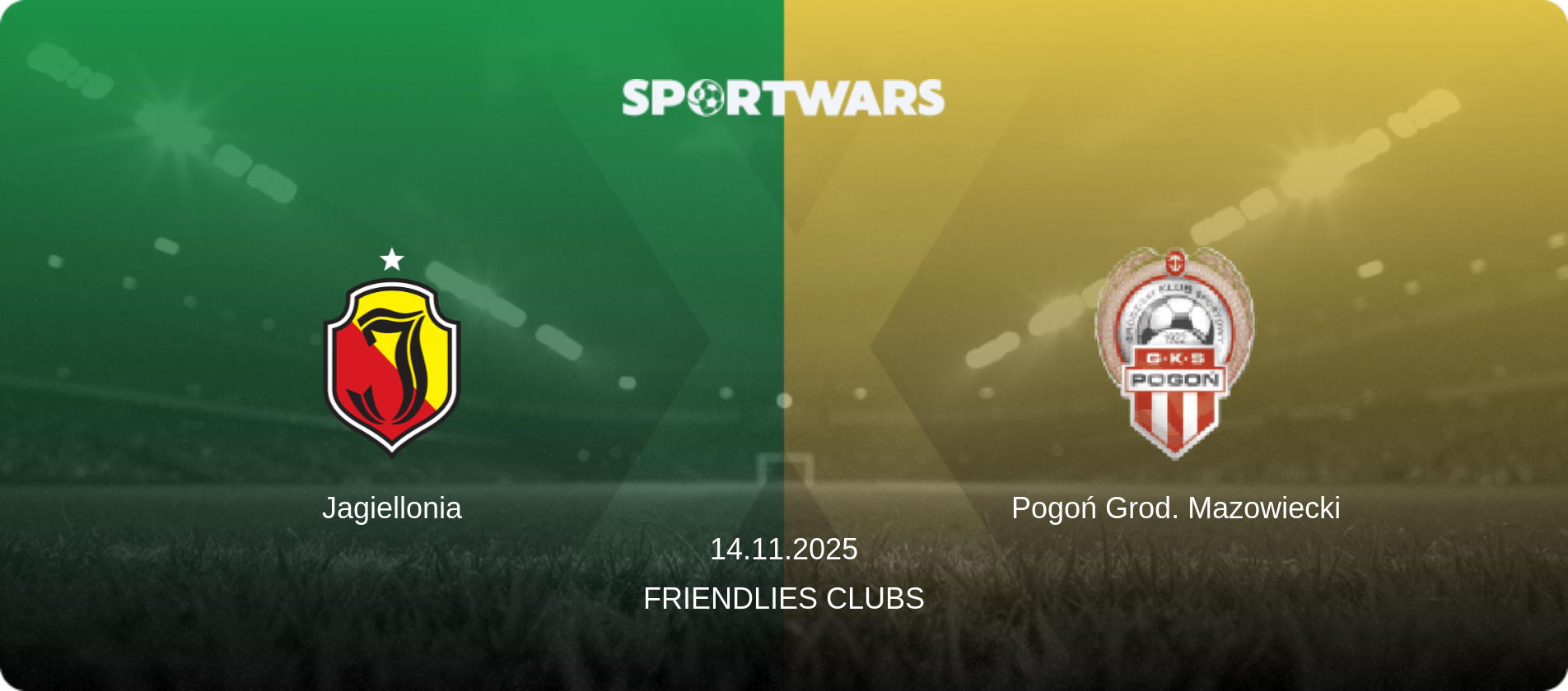 Jagiellonia — Pogoń Grod. Mazowiecki, 14.11.2025 — Friendlies Clubs (match preview)