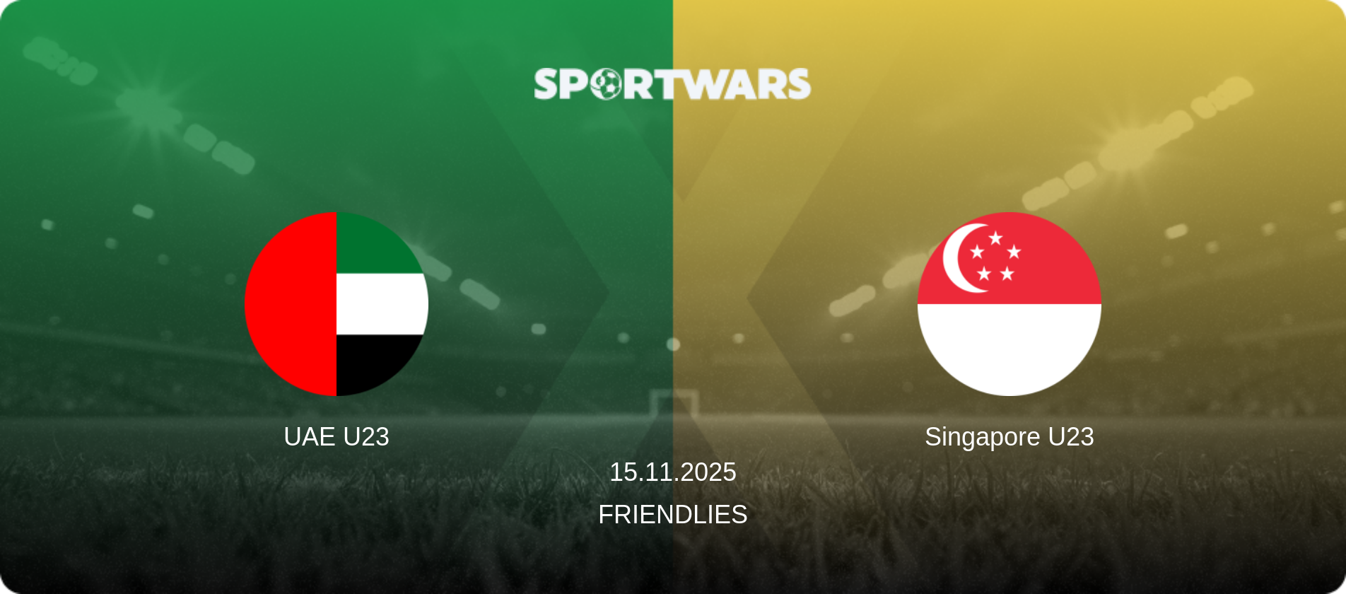 UAE U23 — Singapore U23, 15.11.2025 — Friendlies (match preview)