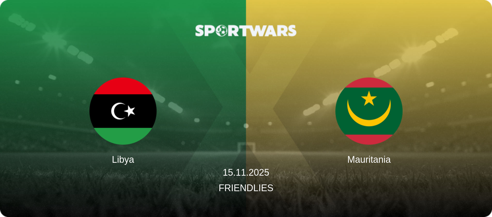 Libya — Mauritania, 15.11.2025 — Friendlies (match preview)