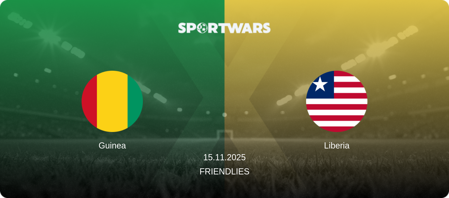 Guinea — Liberia, 15.11.2025 — Friendlies (match preview)