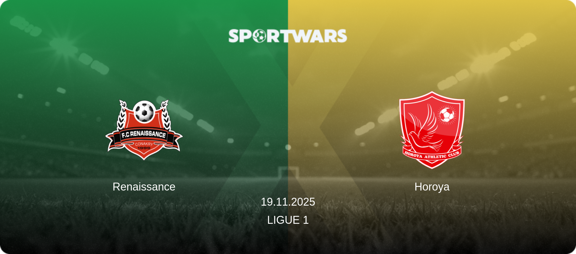 Renaissance — Horoya, 19.11.2025 — Ligue 1 (match preview)